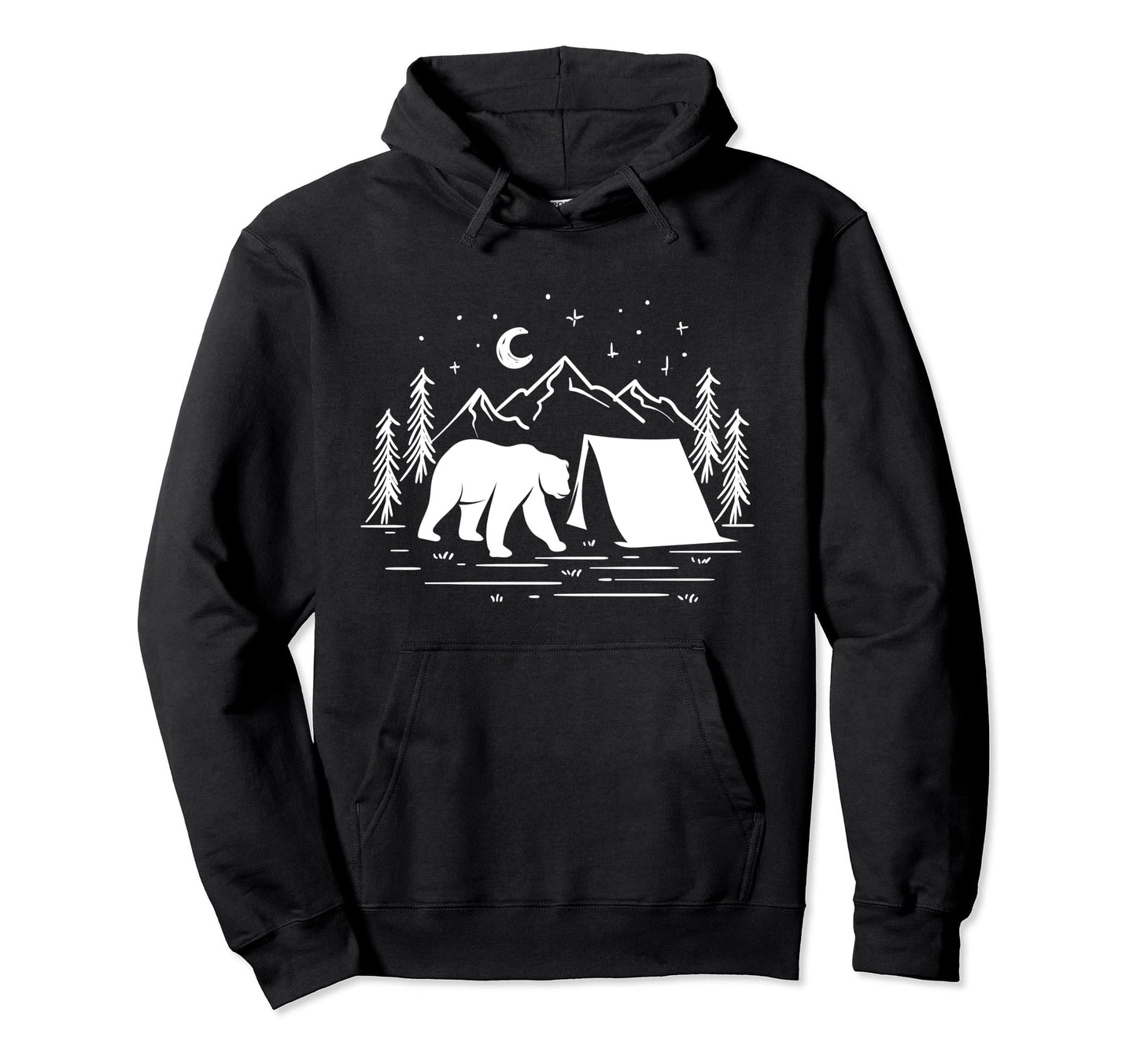 Bear Wildlife Nature Grizzly Barbecue Hoodie - Unique Graphic for Adults - T-Shirt, Sweatshirt, Hoodie