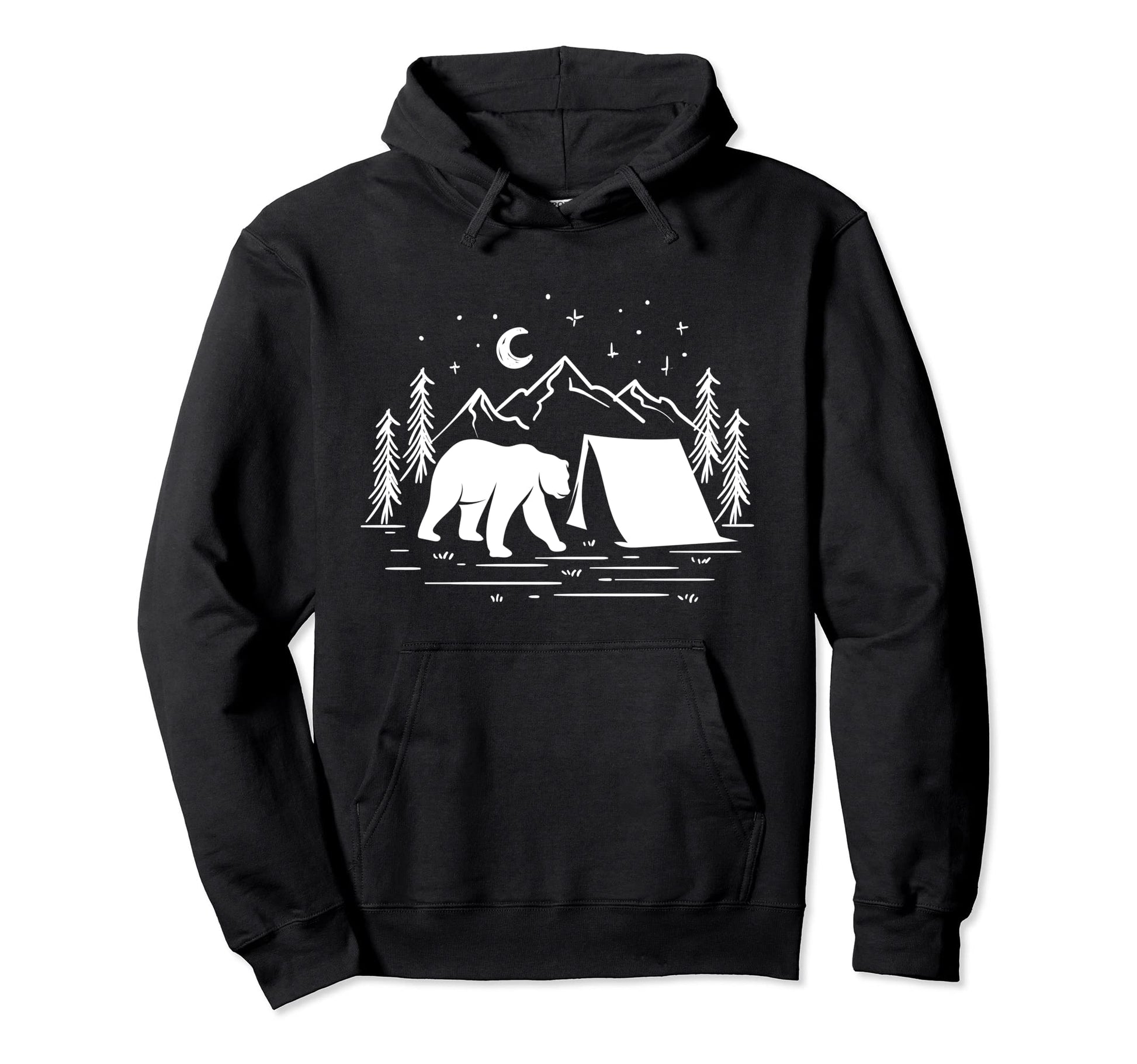 Bear Wildlife Nature Grizzly Barbecue Hoodie - Unique Graphic for Adults - T-Shirt, Sweatshirt, Hoodie