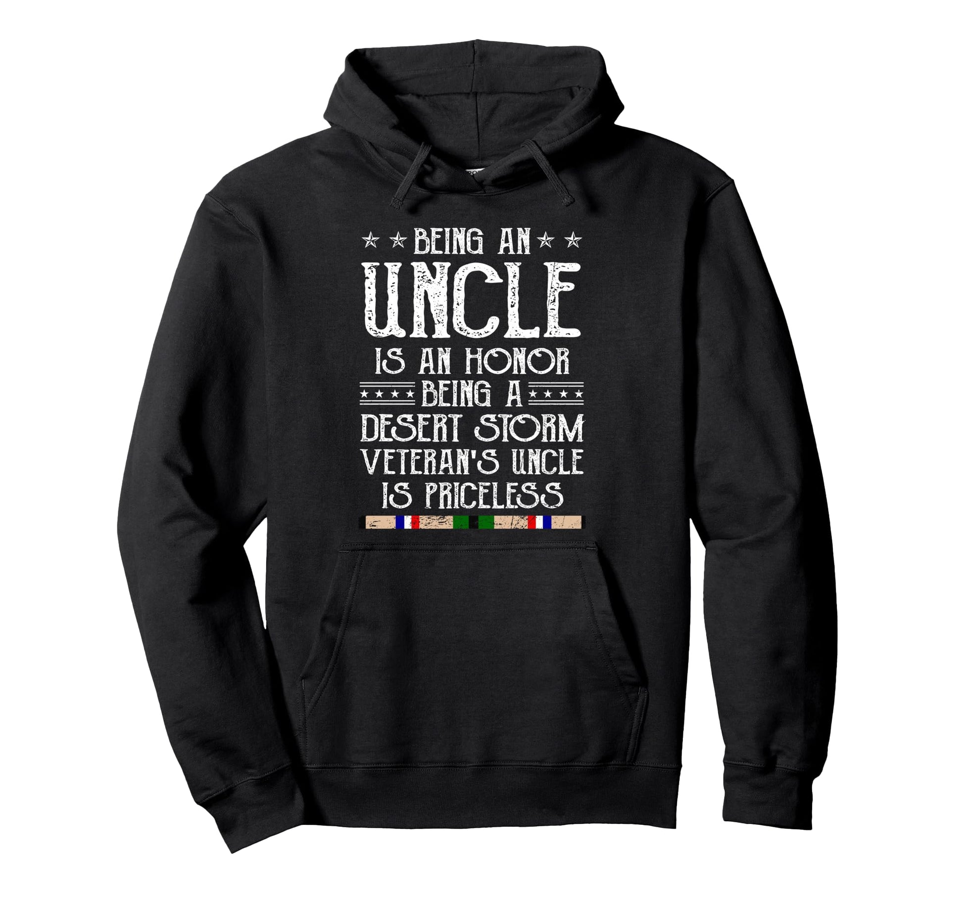 Proud Desert Storm Veteran Uncle Gulf Hoodie - Fun Novelty Design Unisex - T-Shirt, Sweatshirt, Hoodie