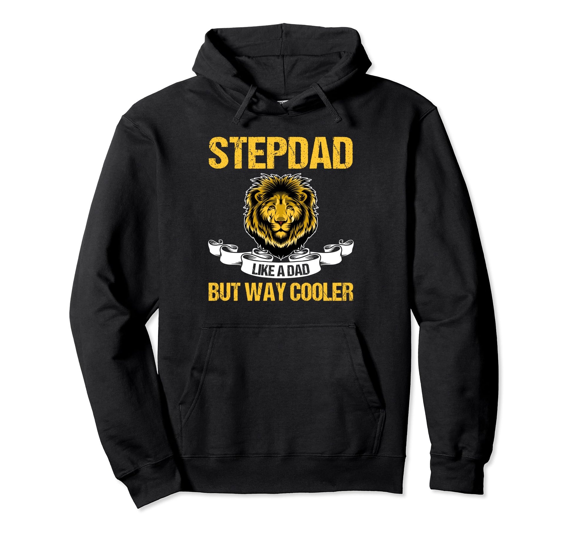 Stepdad Like Dad But Way Cooler Hoodie - Minimalist Print for Adults - T-Shirt, Sweatshirt, Hoodie