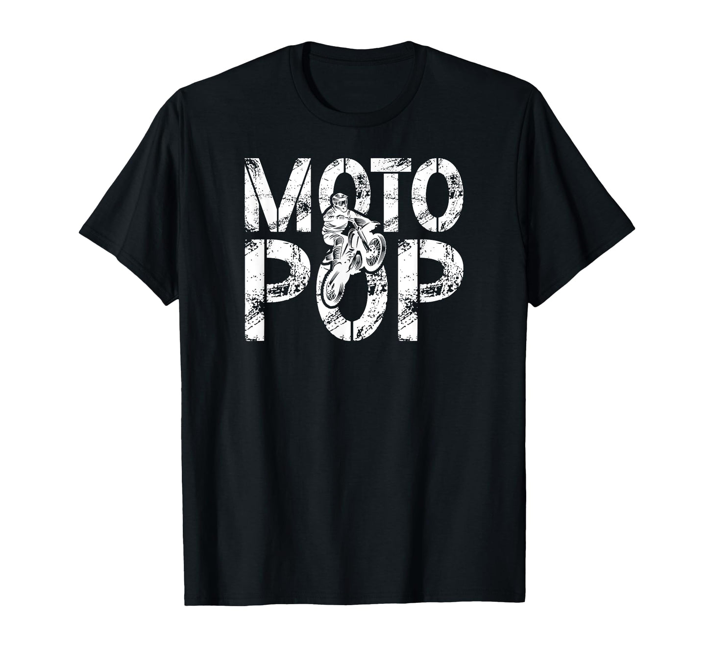 Moto Pop Motocross Pop Grandpa T-Shirt - Minimalist Print for Adults - T-Shirt, Sweatshirt, Hoodie