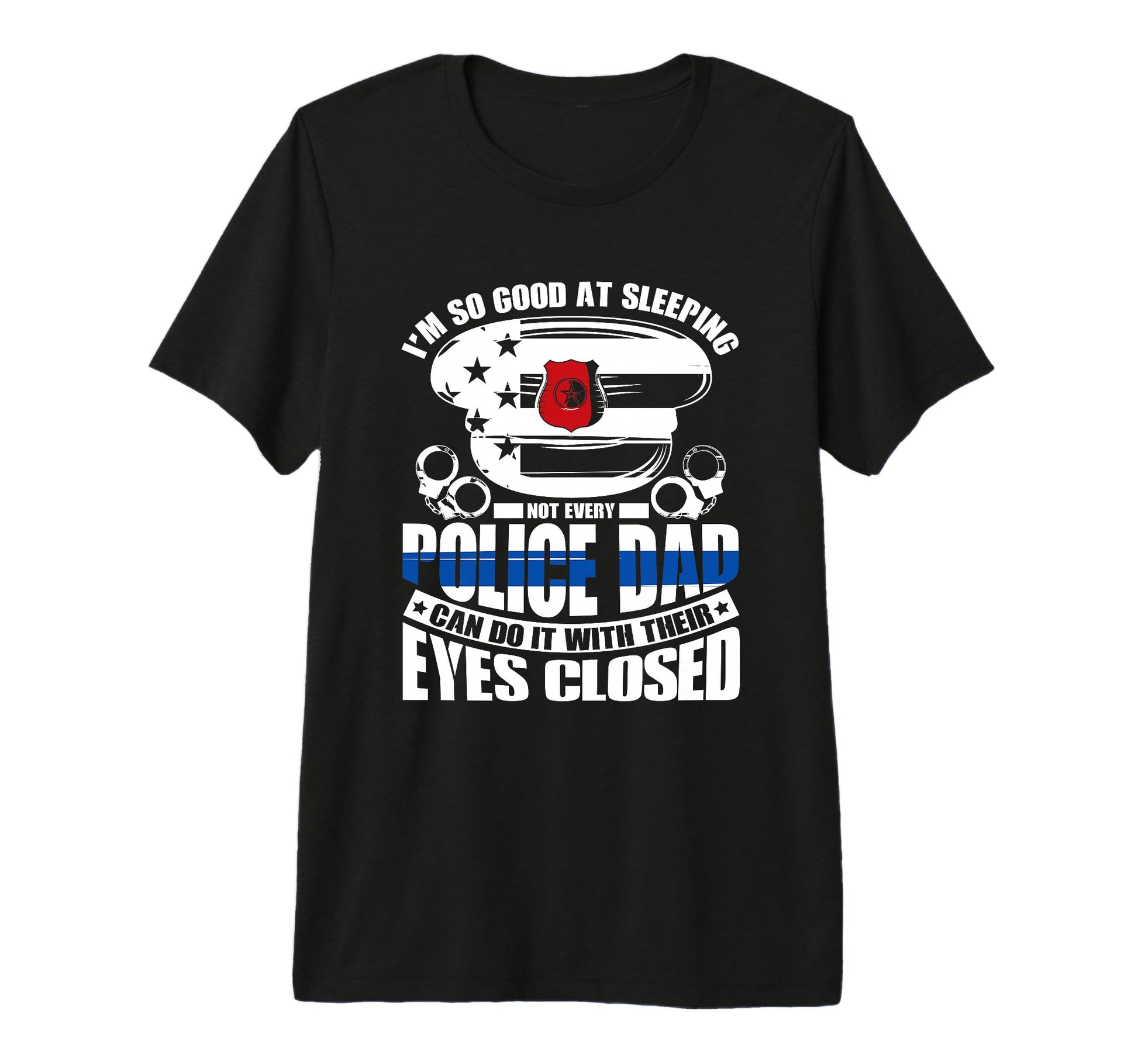 Mens Thin Blue Line Not Every Police T-Shirt - Novelty Apparel for Adults - T-Shirt, Sweatshirt, Hoodie