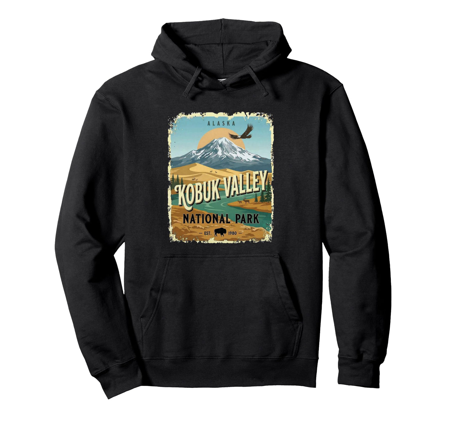 Kobuk Valley National Park Alaska Hoodie - Streetwear Style Men Women - T-Shirt, Sweatshirt, Hoodie