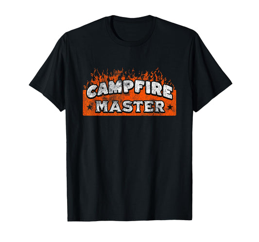 Campfire Master Funny Bonfire T-Shirt - Minimalist Print for Adults - T-Shirt, Sweatshirt, Hoodie