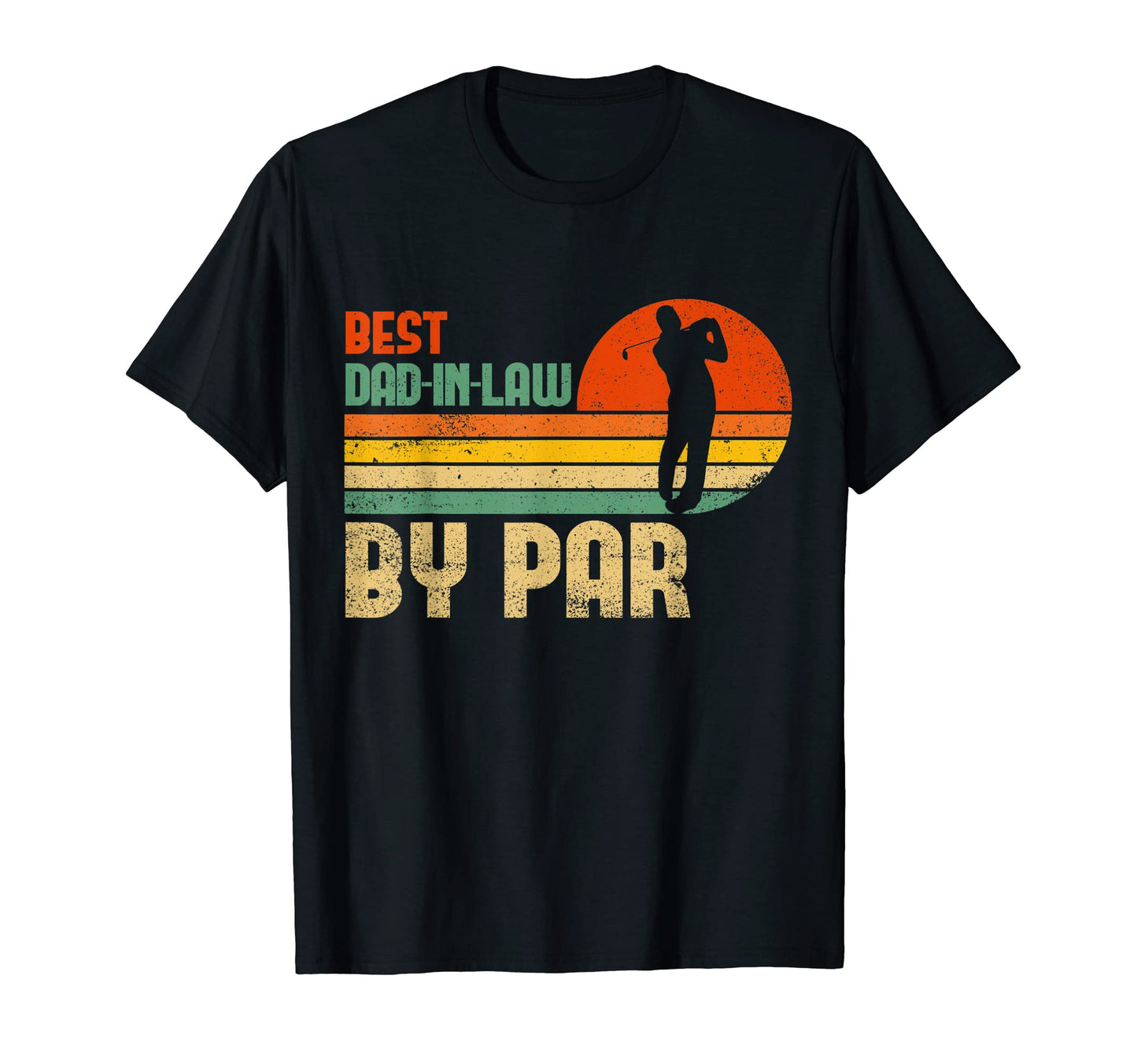 Mens Best Dad Law Par Funny Golf Dad Law T-Shirt - Unique Graphic Unisex - T-Shirt, Sweatshirt, Hoodie