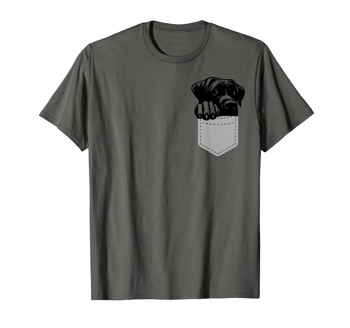 Great Dane Pocket T-Shirt - Fun Novelty Design for Adults - T-Shirt, Sweatshirt, Hoodie
