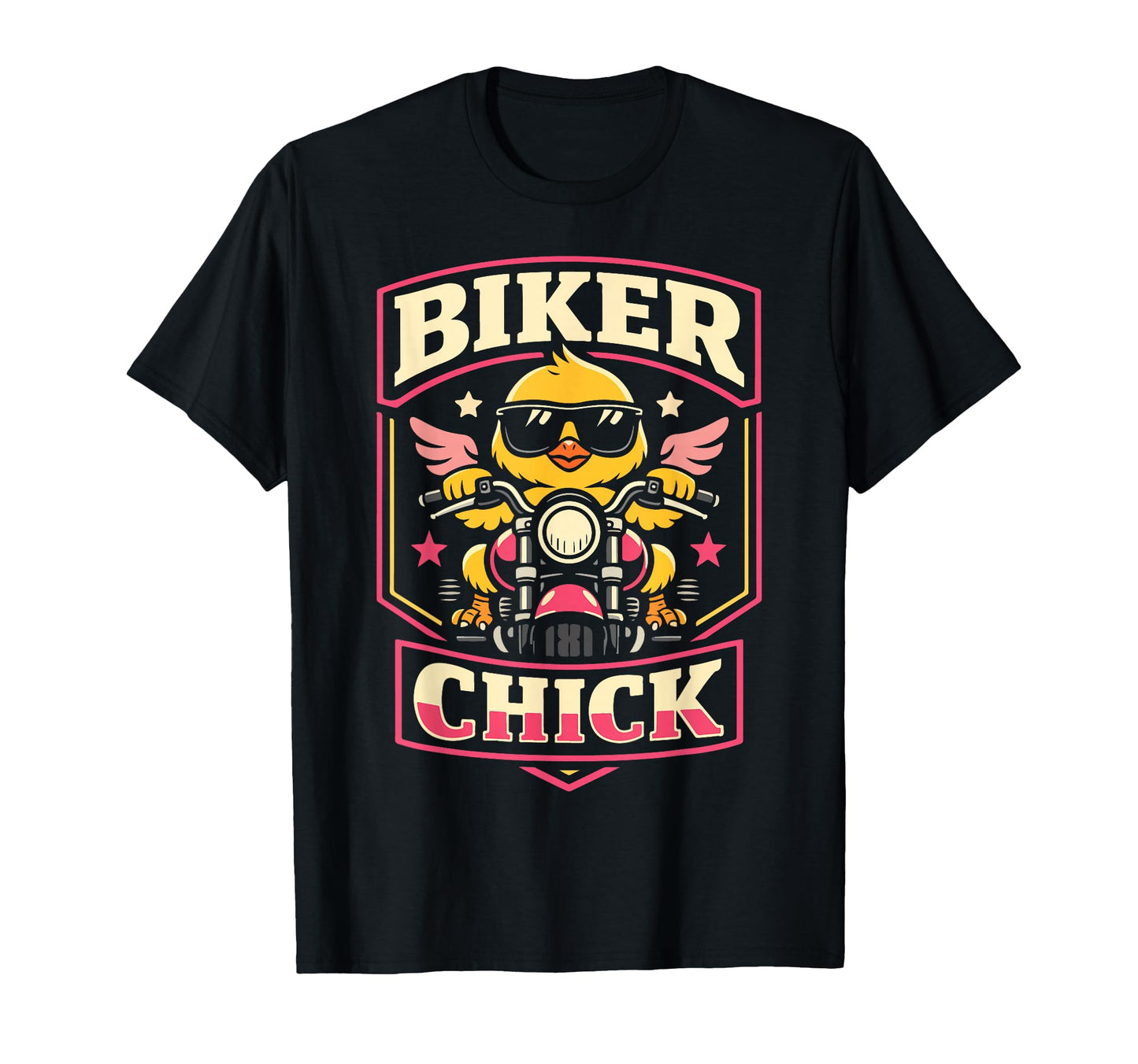 Motorcycle Biker Female Biker T-Shirt - Graphic Print Men Women - T-Shirt, Sweatshirt, Hoodie