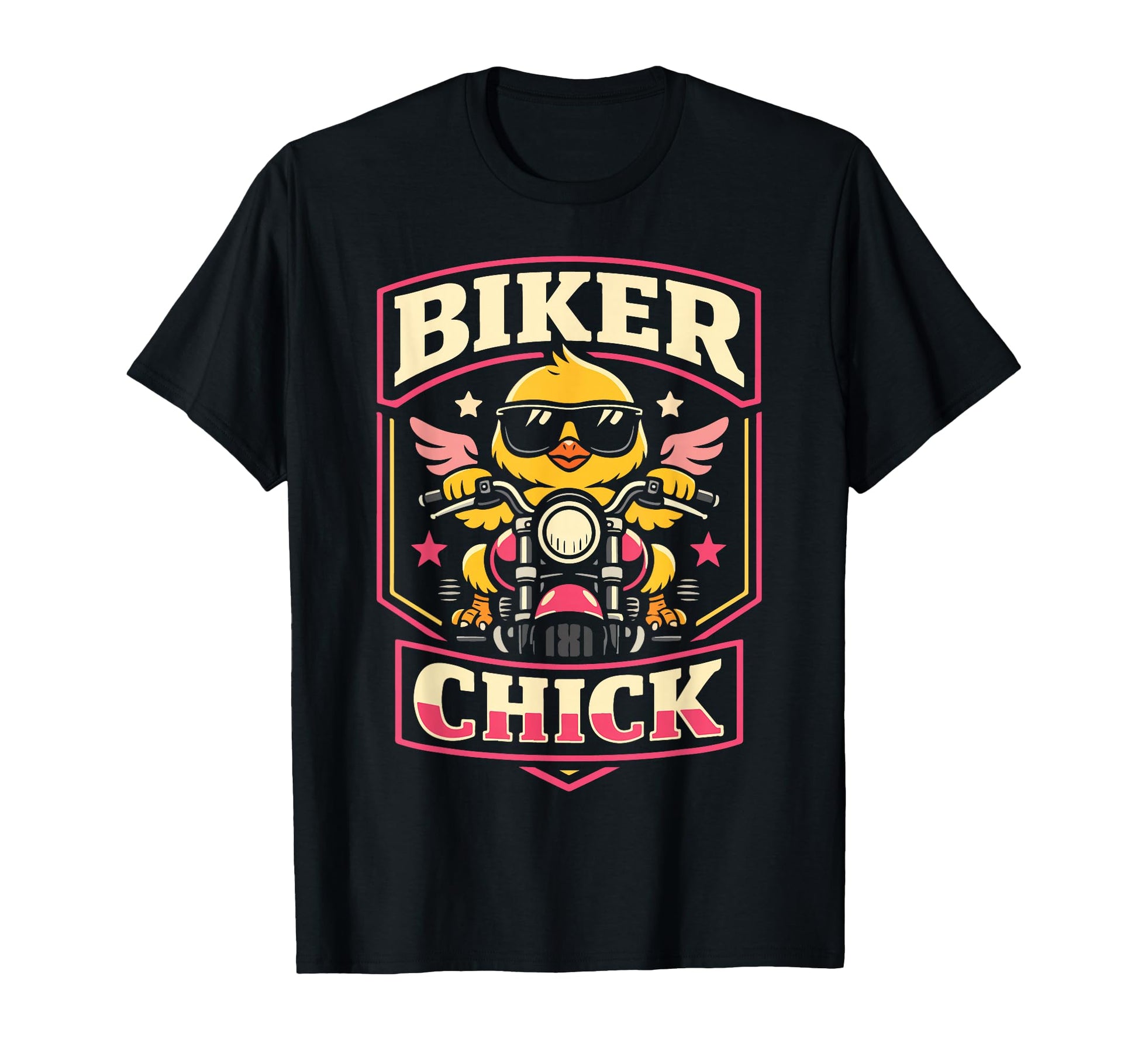Motorcycle Biker Female Biker T-Shirt - Graphic Print Men Women - T-Shirt, Sweatshirt, Hoodie
