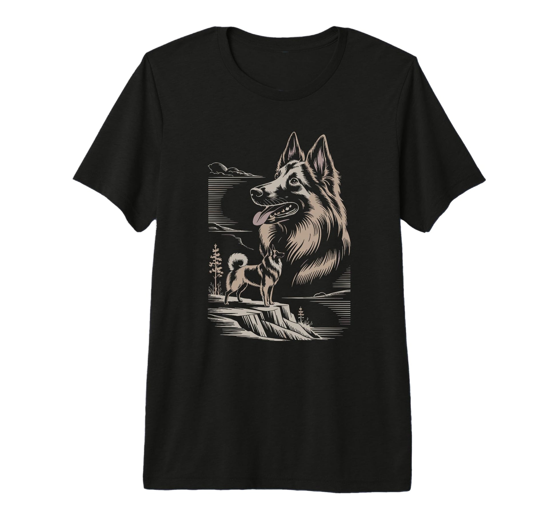 Mom Dad Belgian Tervuren Dog Owner T-Shirt - Novelty Apparel Men Women - T-Shirt, Sweatshirt, Hoodie