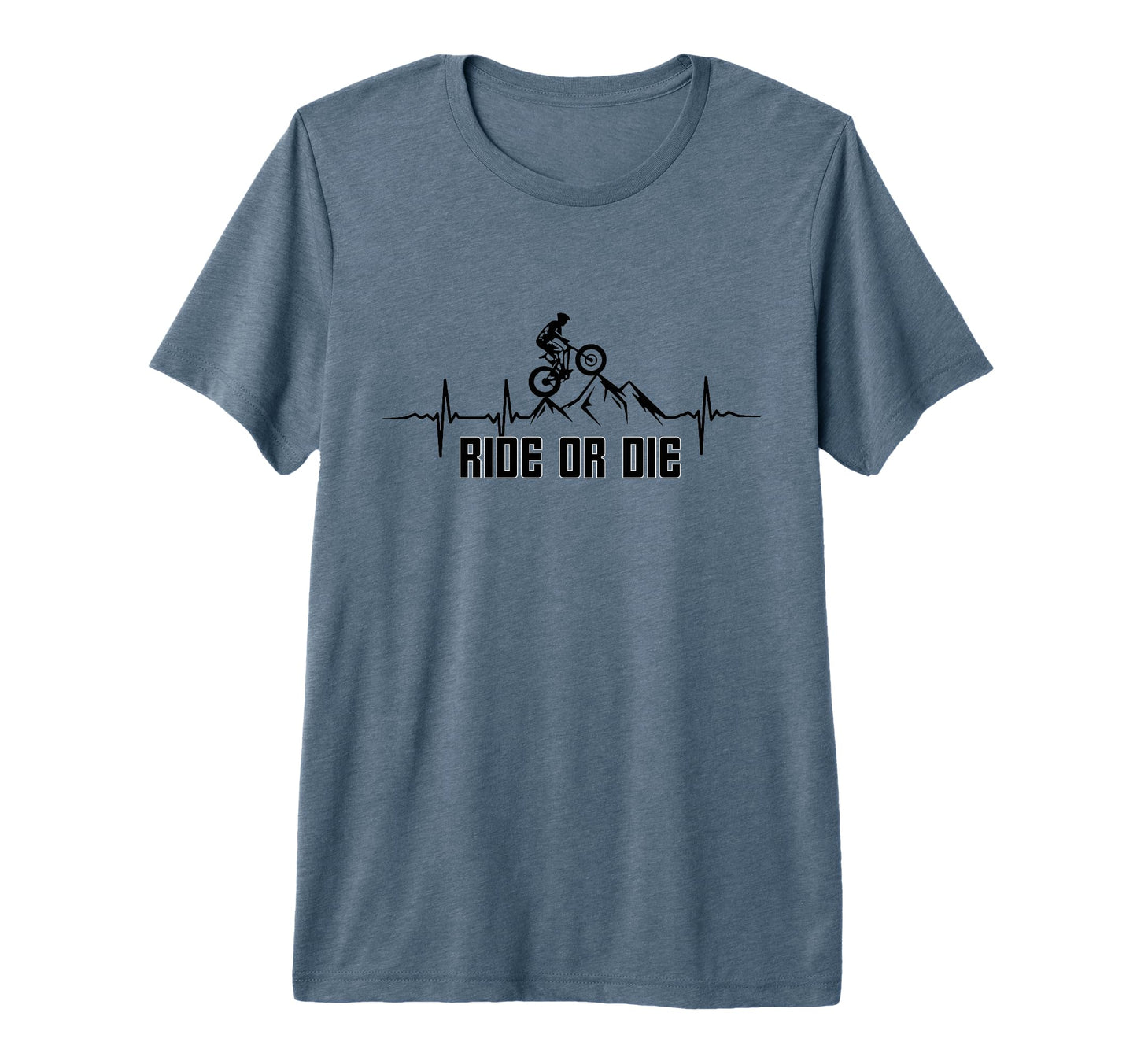 Ride Or Die Cycling Sport Mtb Mountain T-Shirt - Trendy Graphic for Adults - T-Shirt, Sweatshirt, Hoodie