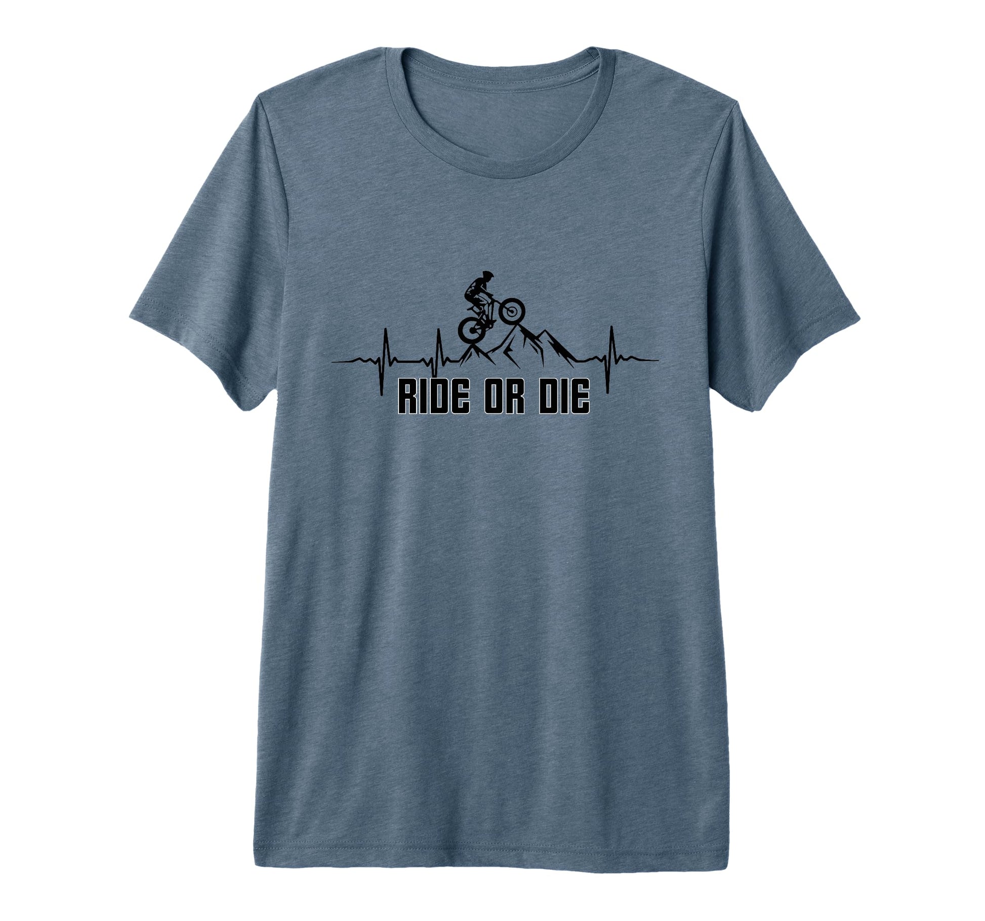Ride Or Die Cycling Sport Mtb Mountain T-Shirt - Trendy Graphic for Adults - T-Shirt, Sweatshirt, Hoodie