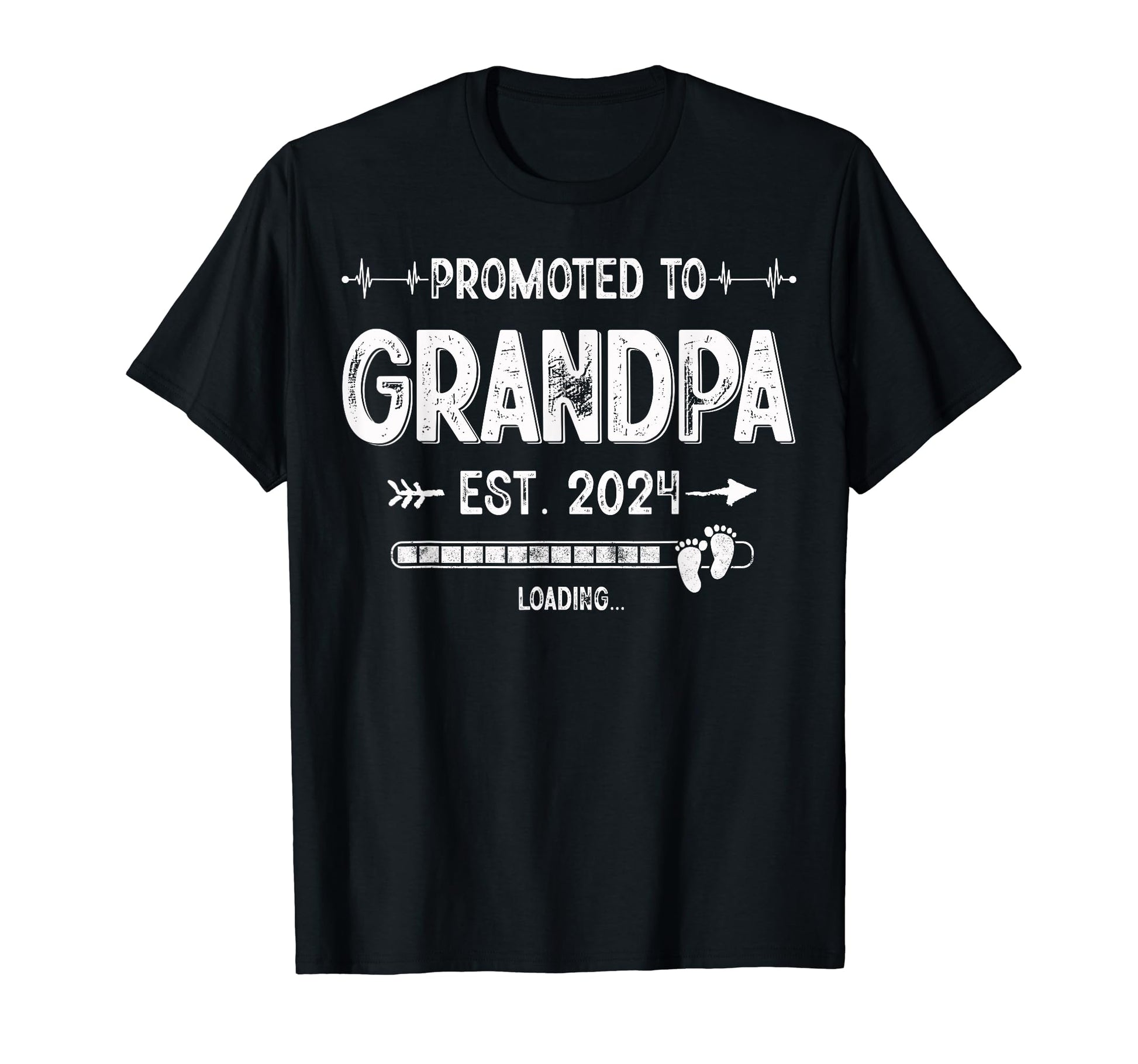 Soon To Be Grandpa Est 2024 Promoted T-Shirt - Streetwear Style Men Women - T-Shirt, Sweatshirt, Hoodie
