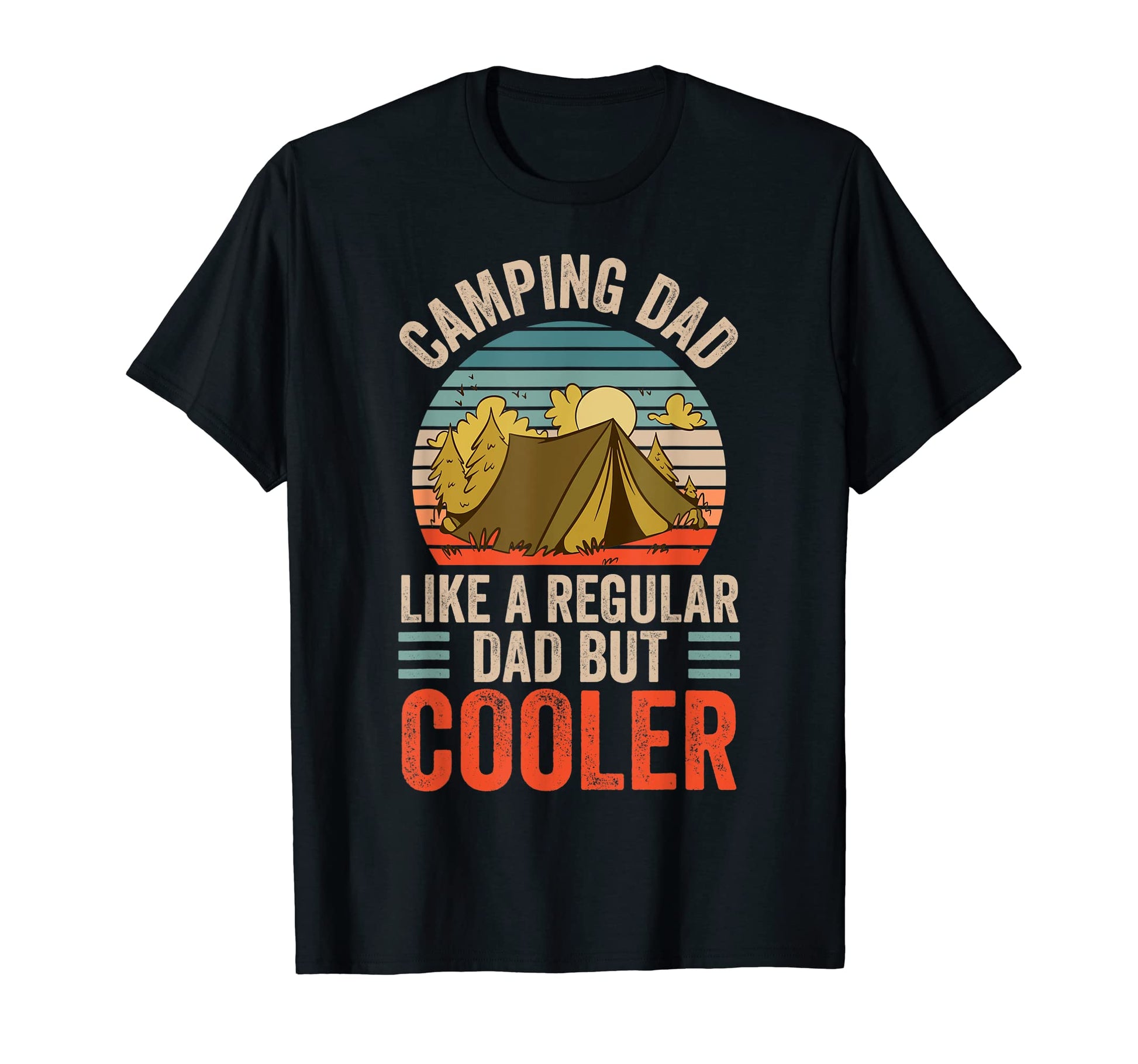 Camping Dad Best Daddy Ever Camper T-Shirt - Minimalist Print for Adults - T-Shirt, Sweatshirt, Hoodie