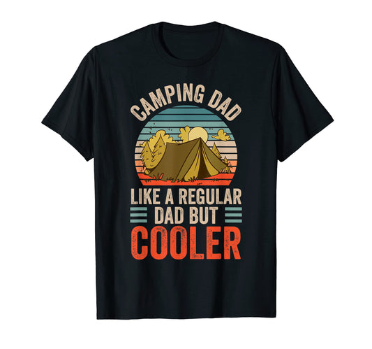 Camping Dad Best Daddy Ever Camper T-Shirt - Minimalist Print for Adults - T-Shirt, Sweatshirt, Hoodie