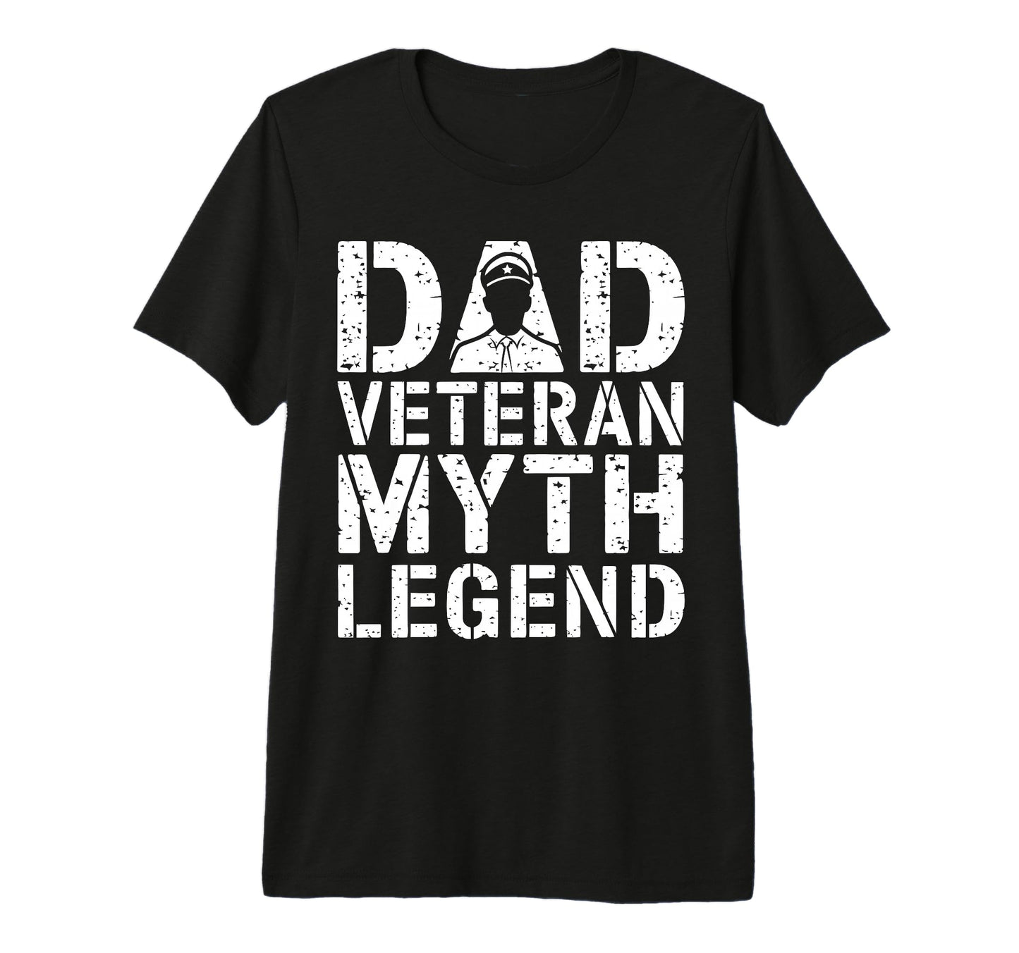 Dad Veteran Myth Legend Fathers Day T-Shirt - Aesthetic Graphic Men Women - T-Shirt, Sweatshirt, Hoodie