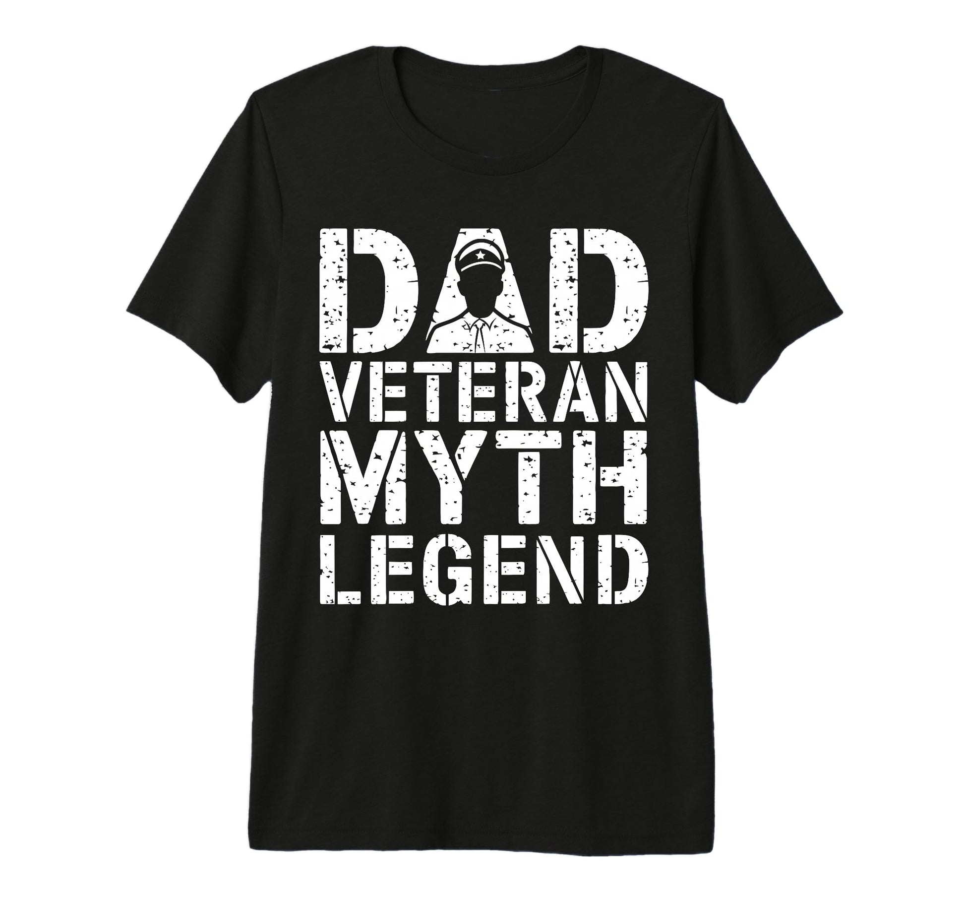 Dad Veteran Myth Legend Fathers Day T-Shirt - Aesthetic Graphic Men Women - T-Shirt, Sweatshirt, Hoodie