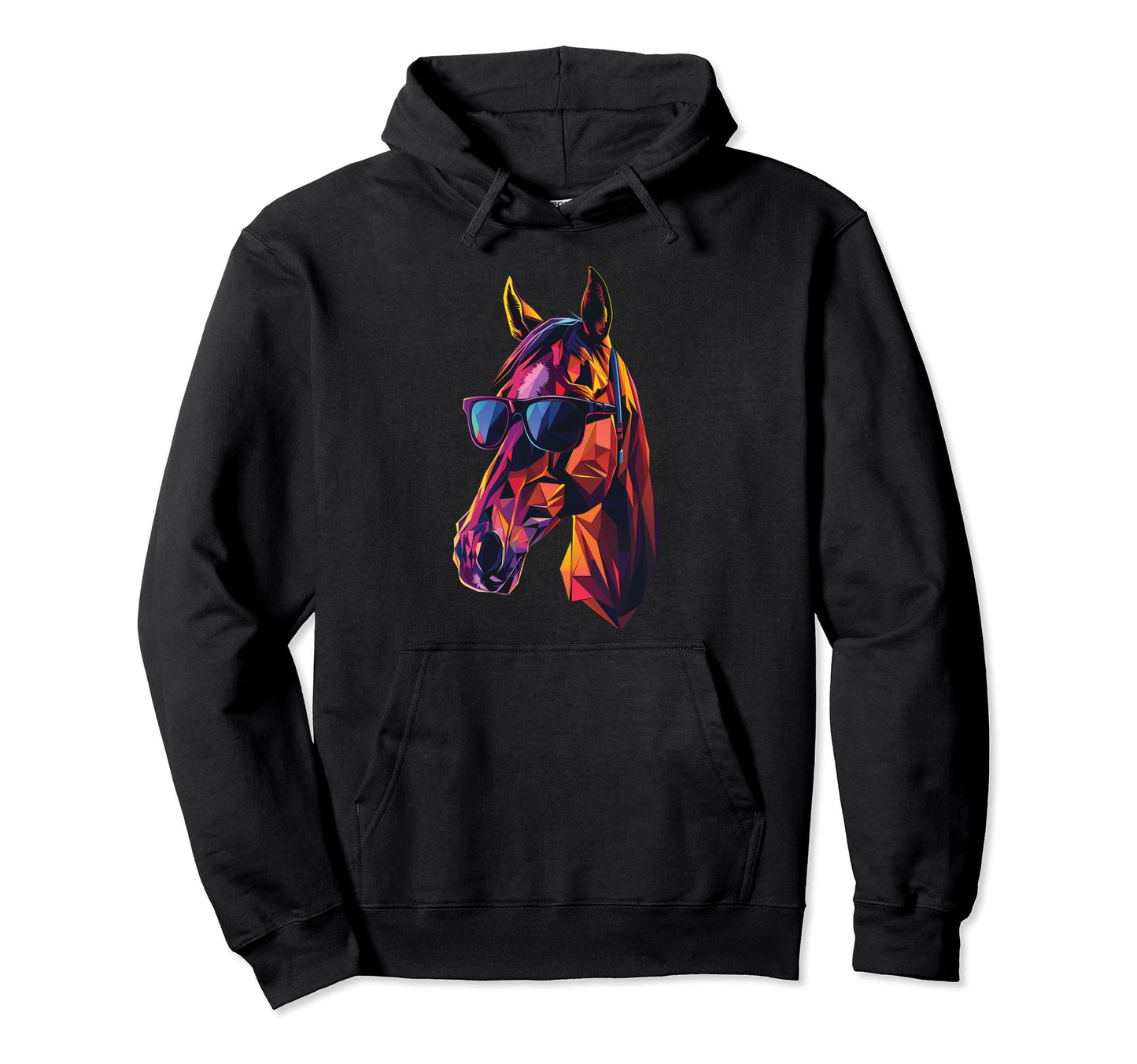 Horse Dad Mom Sunglasses Holsteiner Horse Hoodie - Trendy Graphic Men Women - T-Shirt, Sweatshirt, Hoodie