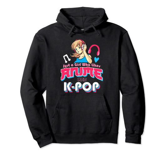 Anime Im Just Im Who Likes Anime And Hoodie - Aesthetic Graphic Men Women - T-Shirt, Sweatshirt, Hoodie