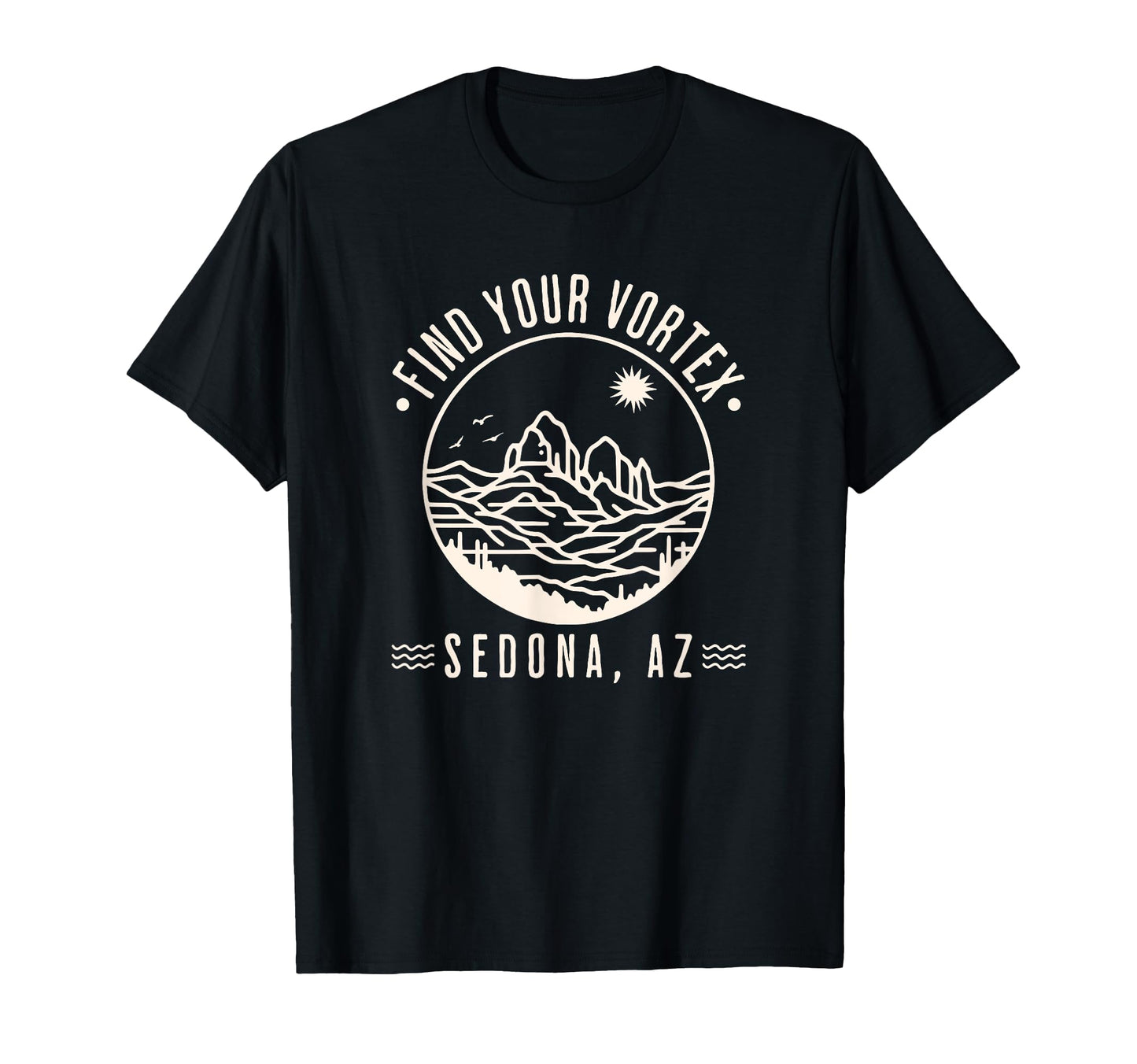 Sedona Arizona Wellness Vortex T-Shirt - Minimalist Print for Adults - T-Shirt, Sweatshirt, Hoodie
