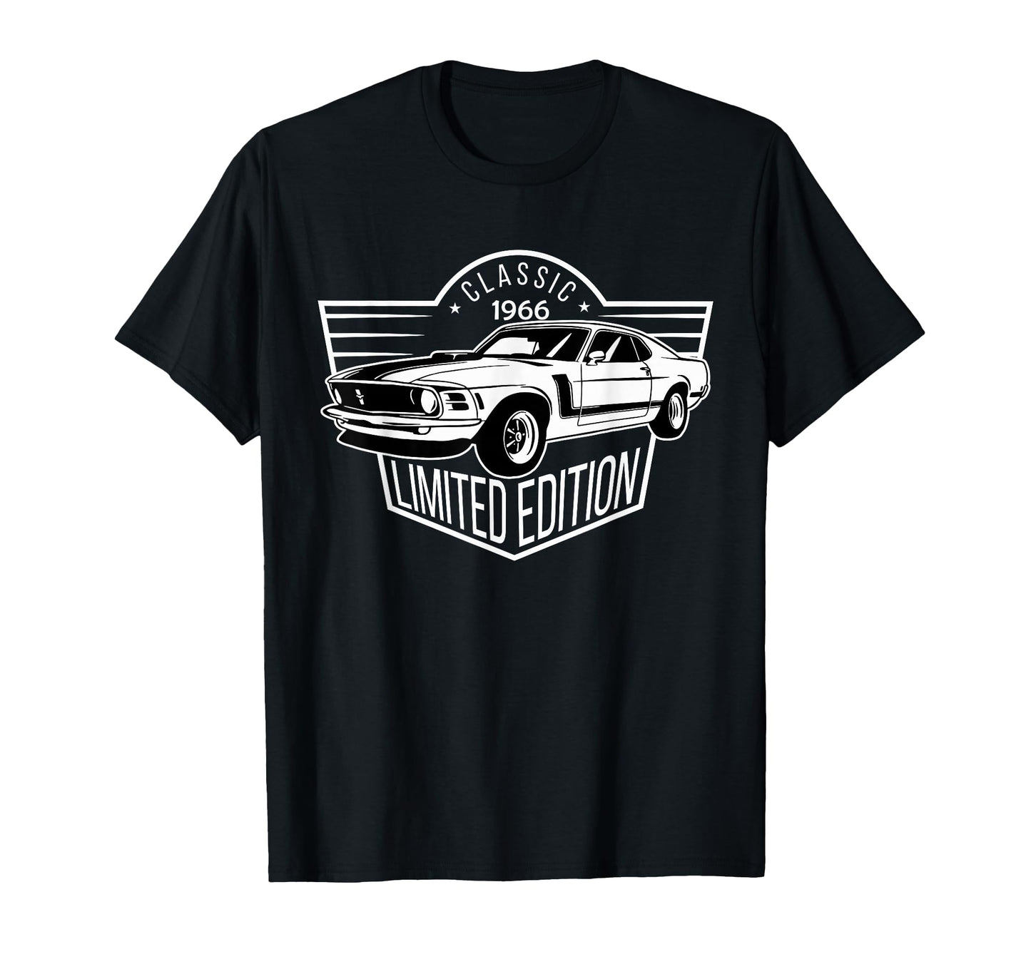 1966 Dad Birthday Legend Car T-Shirt - Aesthetic Graphic for Adults - T-Shirt, Sweatshirt, Hoodie