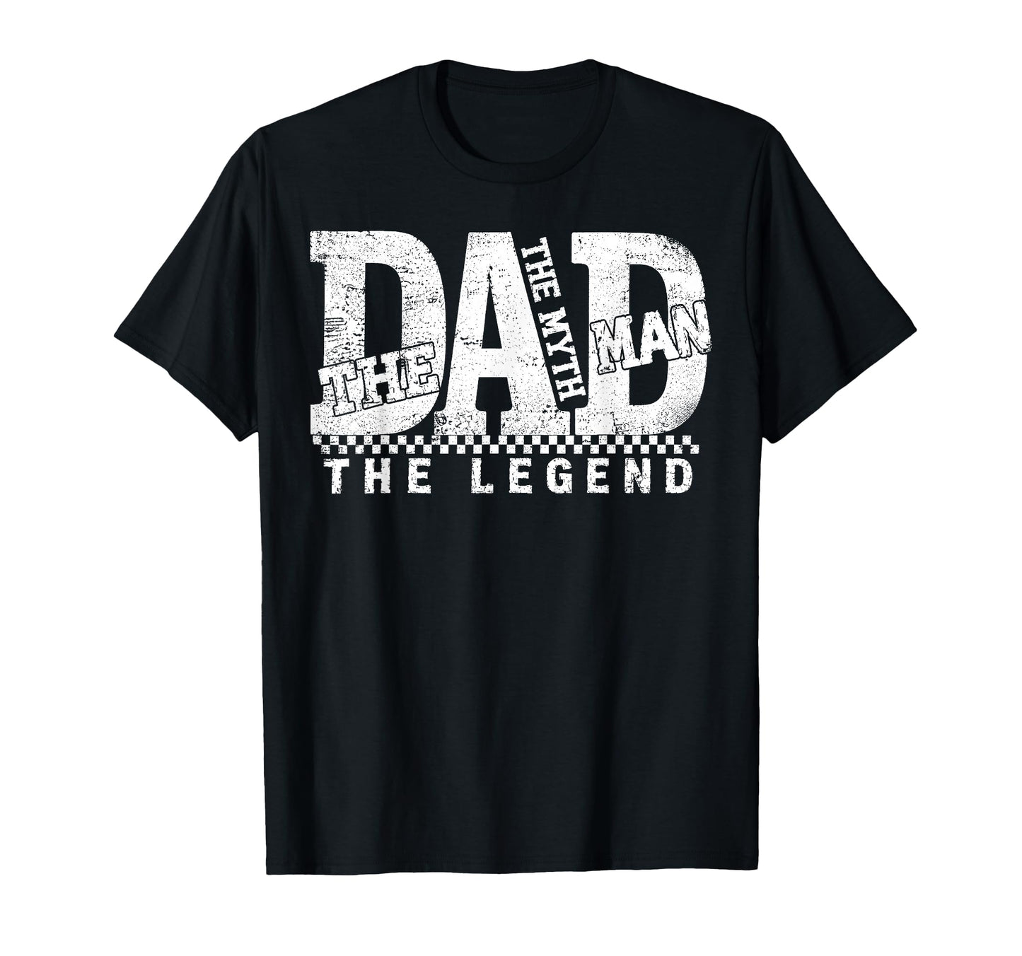 Dad Myth Legend Funny Fathers Day Mens T-Shirt - Minimalist Print Men Women - T-Shirt, Sweatshirt, Hoodie