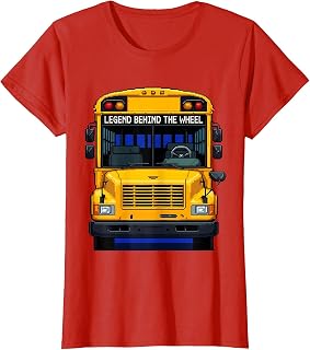 Legend Behind The Wheel School Bus Driver Design T-Shirt Unisex T-shirt, Sweatshirt, Hoodie, Long Sleeve Tee - T-Shirt, Sweatshirt, Hoodie