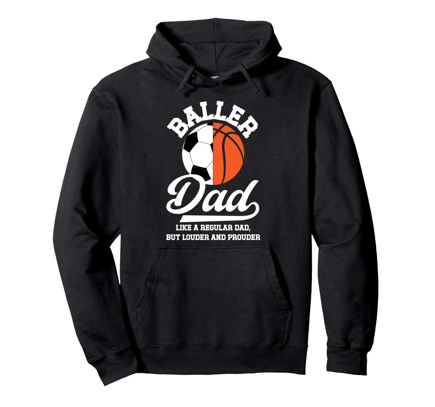Baller Dad Definition Basketball Hoodie - Aesthetic Graphic for Adults - T-Shirt, Sweatshirt, Hoodie