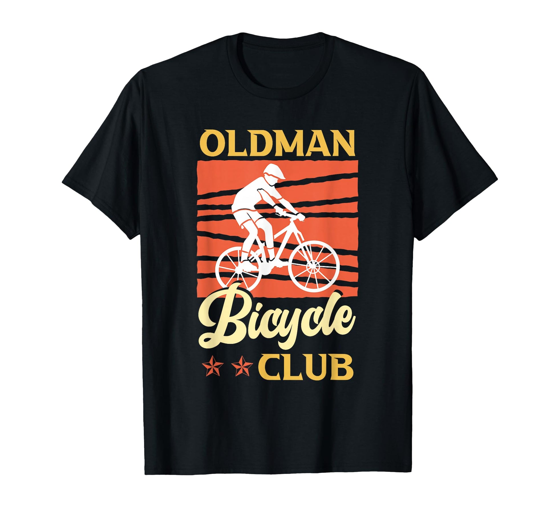Oldman Bicycle Club Old Cyclist T-Shirt - Custom Art Print Men Women - T-Shirt, Sweatshirt, Hoodie