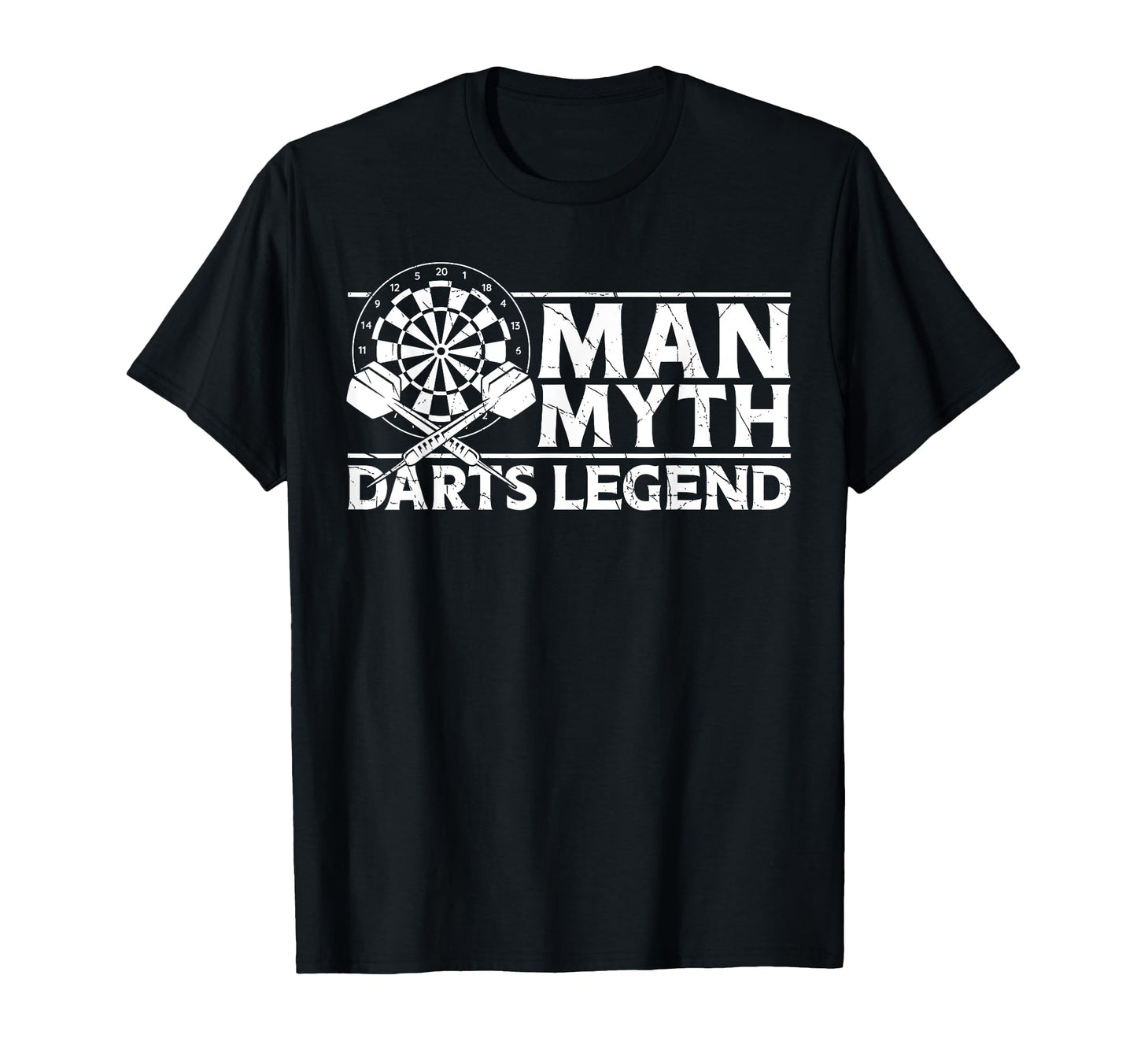 Darts Board Dad Father Myth Darts Legend T-Shirt - Trendy Graphic Men Women - T-Shirt, Sweatshirt, Hoodie