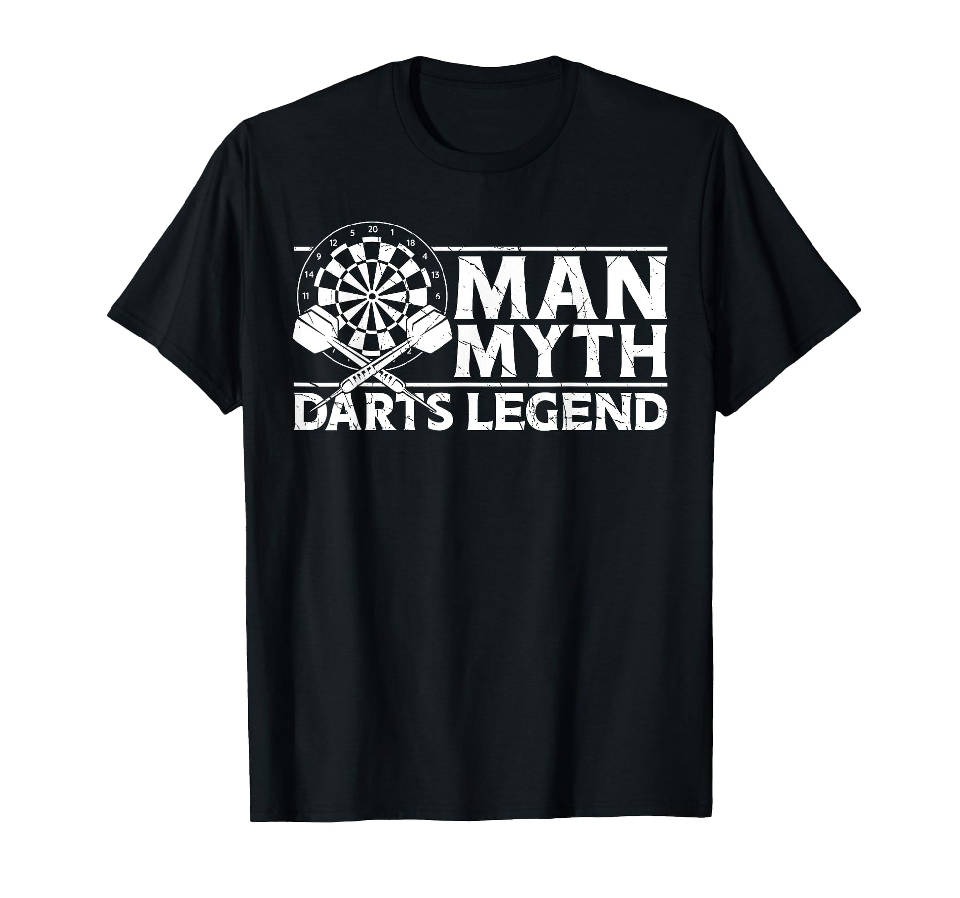 Darts Board Dad Father Myth Darts Legend T-Shirt - Trendy Graphic Men Women - T-Shirt, Sweatshirt, Hoodie