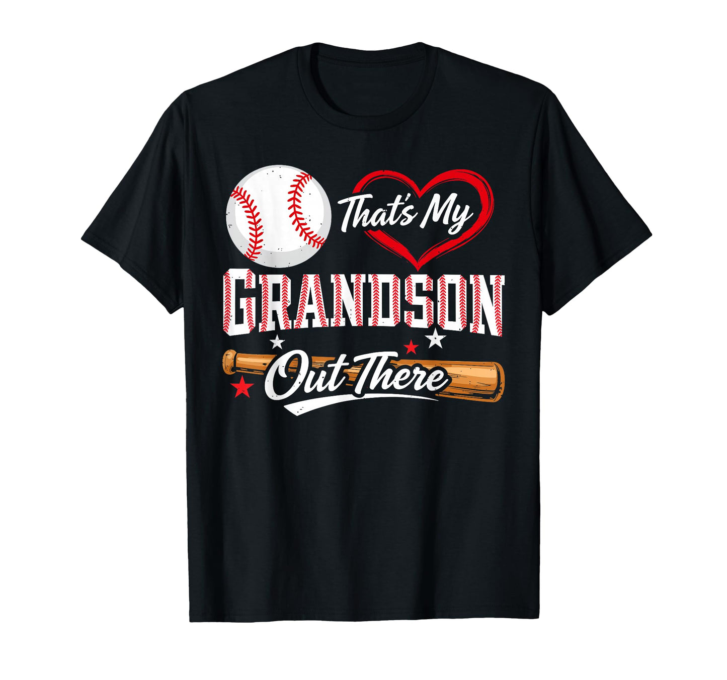 Thats My Grandson Out There Grandma T-Shirt - Graphic Print Men Women - T-Shirt, Sweatshirt, Hoodie