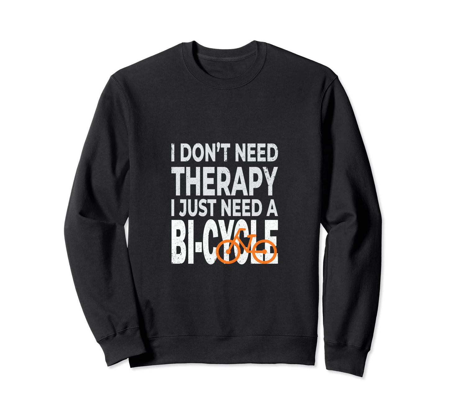 Cycling Gift Biking Dad Mom Fun Sweatshirt - Minimalist Print Unisex - T-Shirt, Sweatshirt, Hoodie