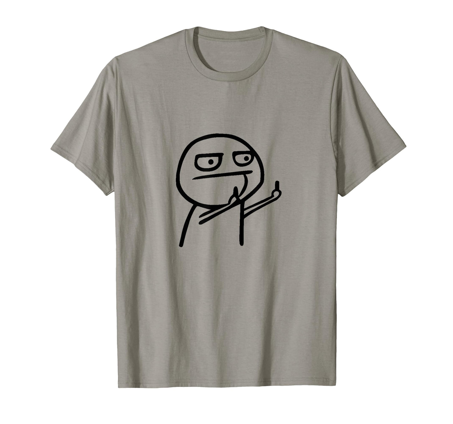 Funny Bad Stick Figure Shows Middle T-Shirt - Streetwear Style for Adults - T-Shirt, Sweatshirt, Hoodie