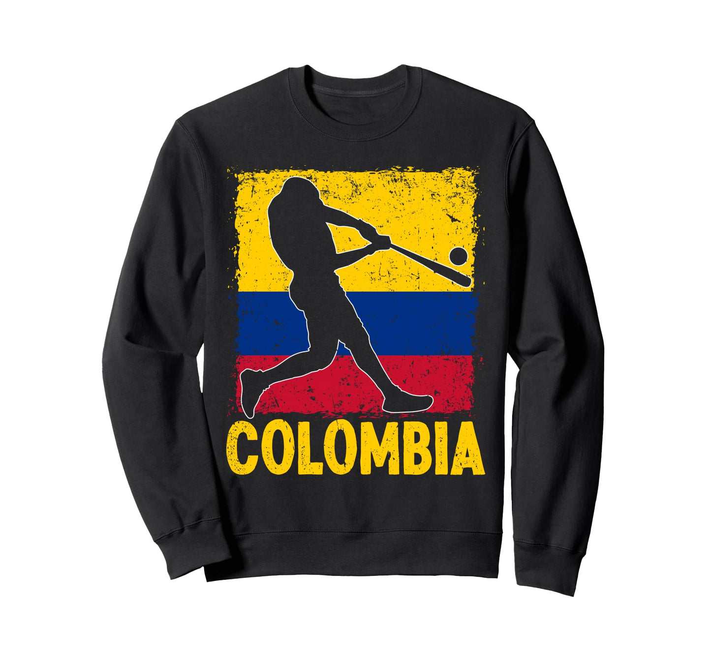 Colombian Baseball Player Colombia Sweatshirt - Graphic Print Men Women - T-Shirt, Sweatshirt, Hoodie