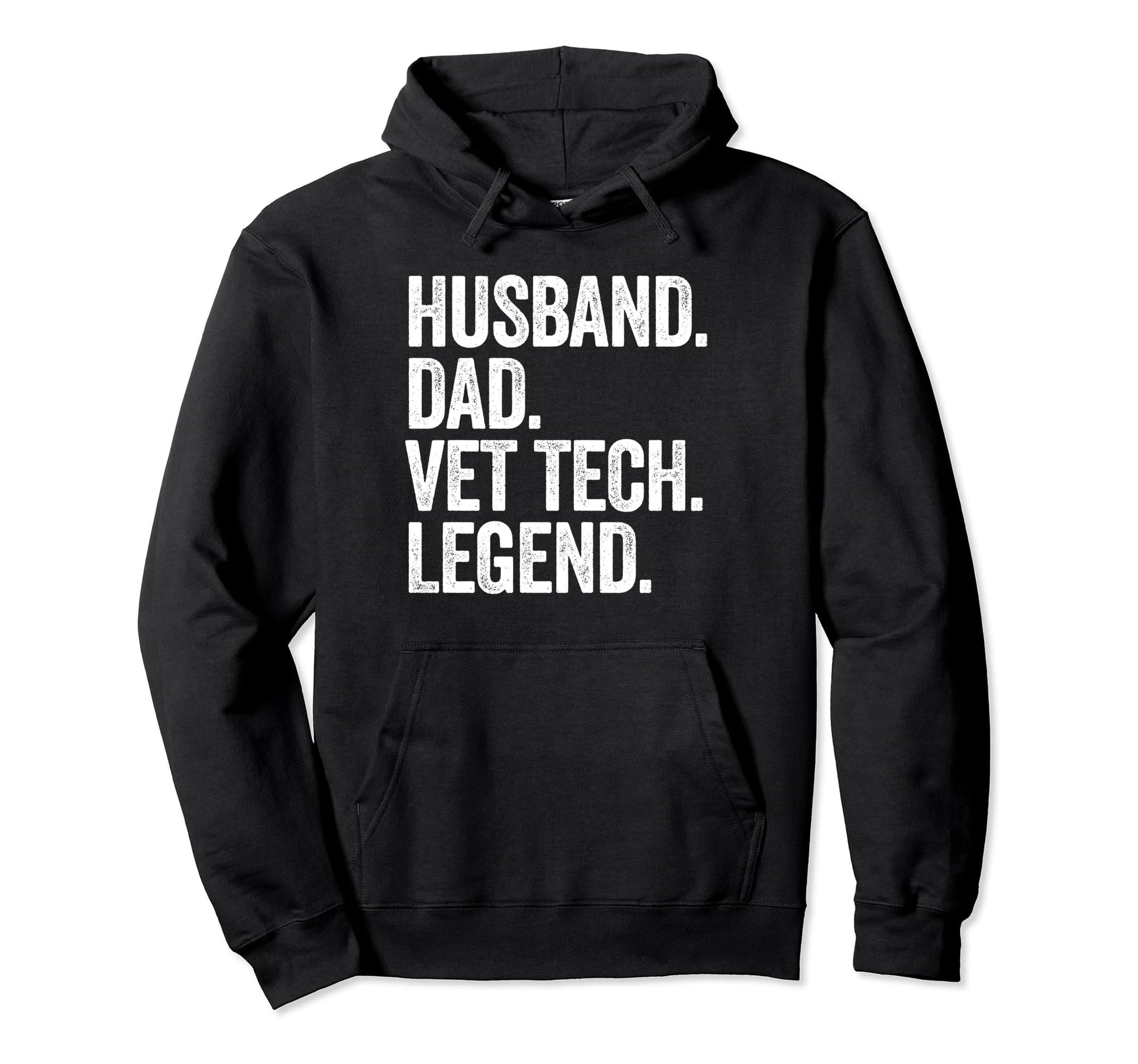 Husband Dad Vet Tech Funny Veterinarian Hoodie - Minimalist Print Unisex - T-Shirt, Sweatshirt, Hoodie