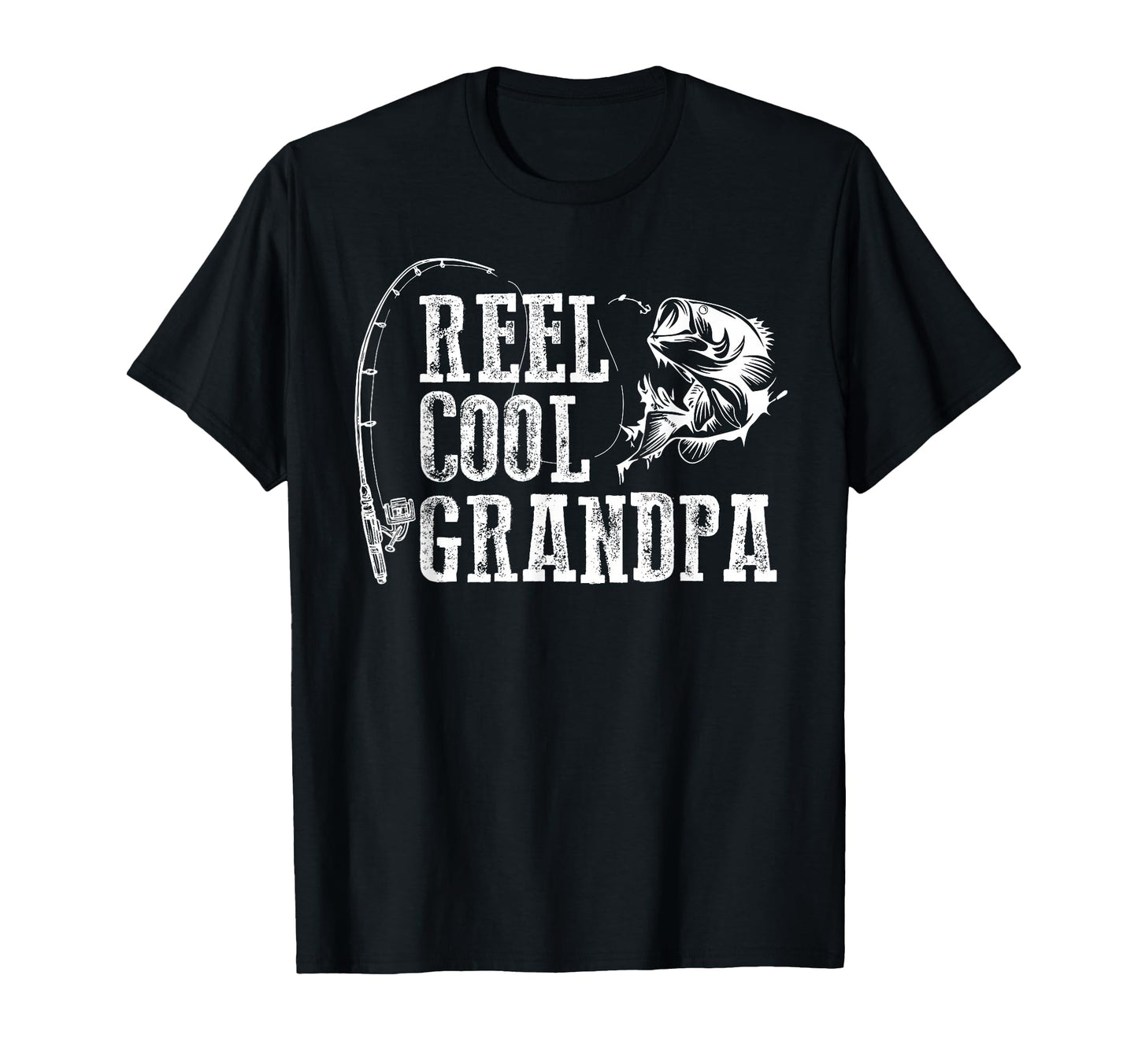 Grandpa Fishing Reel Grandpa T-Shirt - Trendy Graphic Men Women - T-Shirt, Sweatshirt, Hoodie