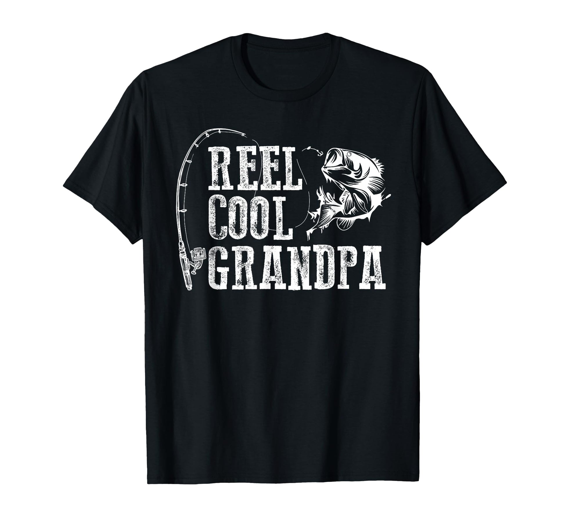 Grandpa Fishing Reel Grandpa T-Shirt - Trendy Graphic Men Women - T-Shirt, Sweatshirt, Hoodie