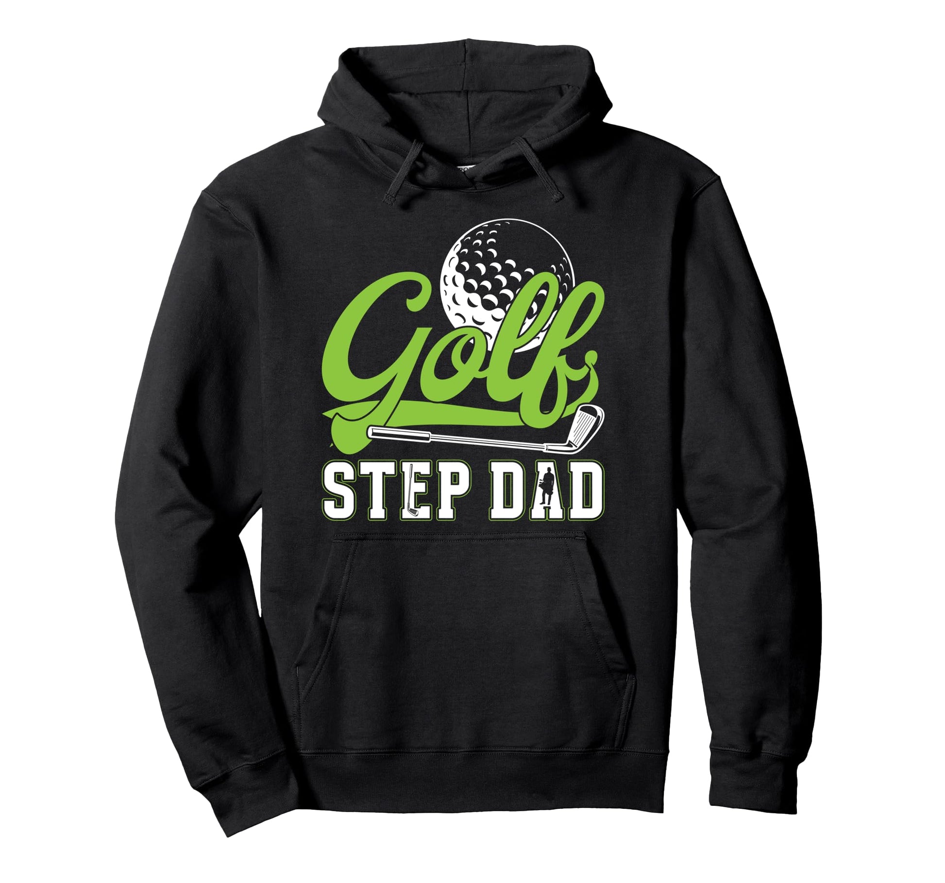 Golf Step Dad Golf Player Stepfather Hoodie - Aesthetic Graphic Men Women - T-Shirt, Sweatshirt, Hoodie