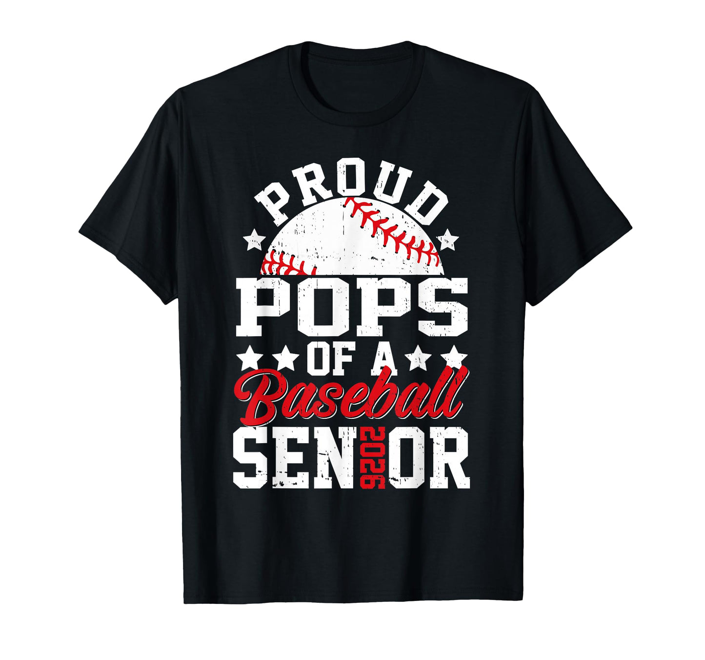 Proud Pops 2026 Senior Baseball Senior T-Shirt - Trendy Graphic Men Women - T-Shirt, Sweatshirt, Hoodie