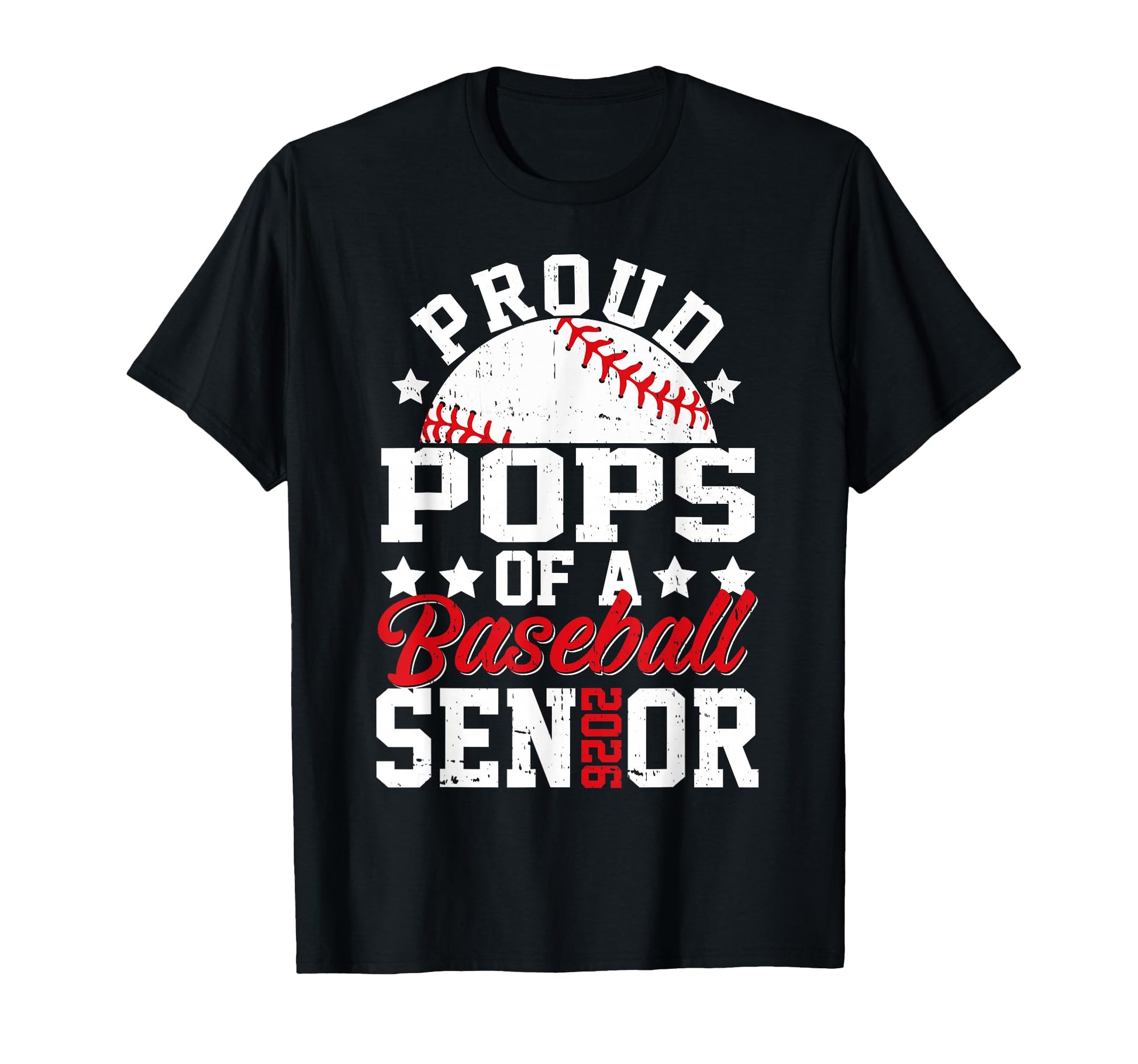 Proud Pops 2026 Senior Baseball Senior T-Shirt - Trendy Graphic Men Women - T-Shirt, Sweatshirt, Hoodie