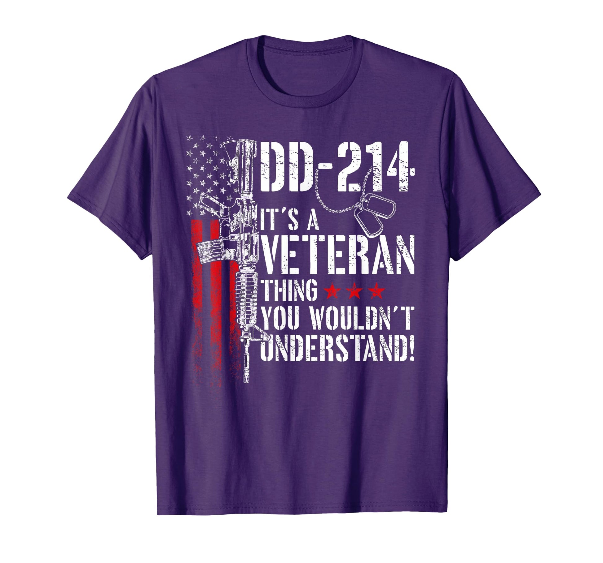 Dd 214 Its Veteran Thing You Wouldnt T-Shirt - Fun Novelty Design Unisex - T-Shirt, Sweatshirt, Hoodie
