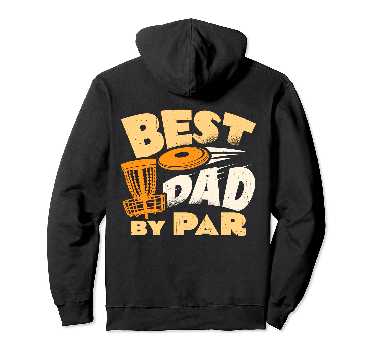 Best Dad Par Disc Golf Player Fathers Hoodie - Minimalist Print for Adults - T-Shirt, Sweatshirt, Hoodie
