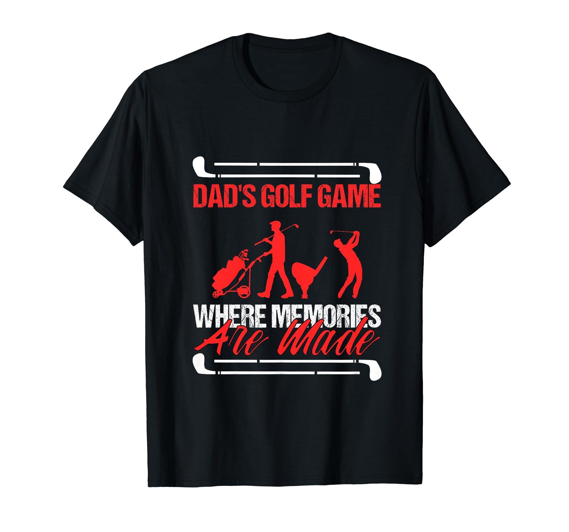 Funny Golfing Dads Golf Game Where T-Shirt - Custom Art Print for Adults - T-Shirt, Sweatshirt, Hoodie