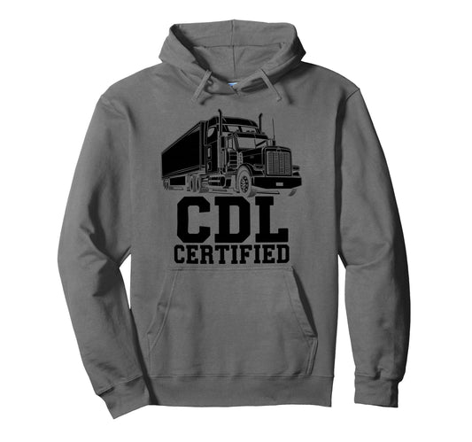 Best Cdl Driver Art Trucker Cdl Truck Driver Hoodie - Unique Graphic Unisex - T-Shirt, Sweatshirt, Hoodie