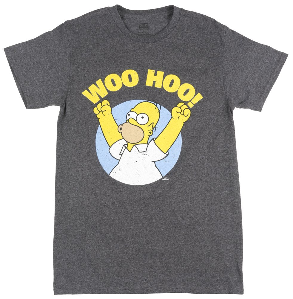 Mens Simpsons Homer Woo Hoo T-Shirt - Streetwear Style for Adults - T-Shirt, Sweatshirt, Hoodie