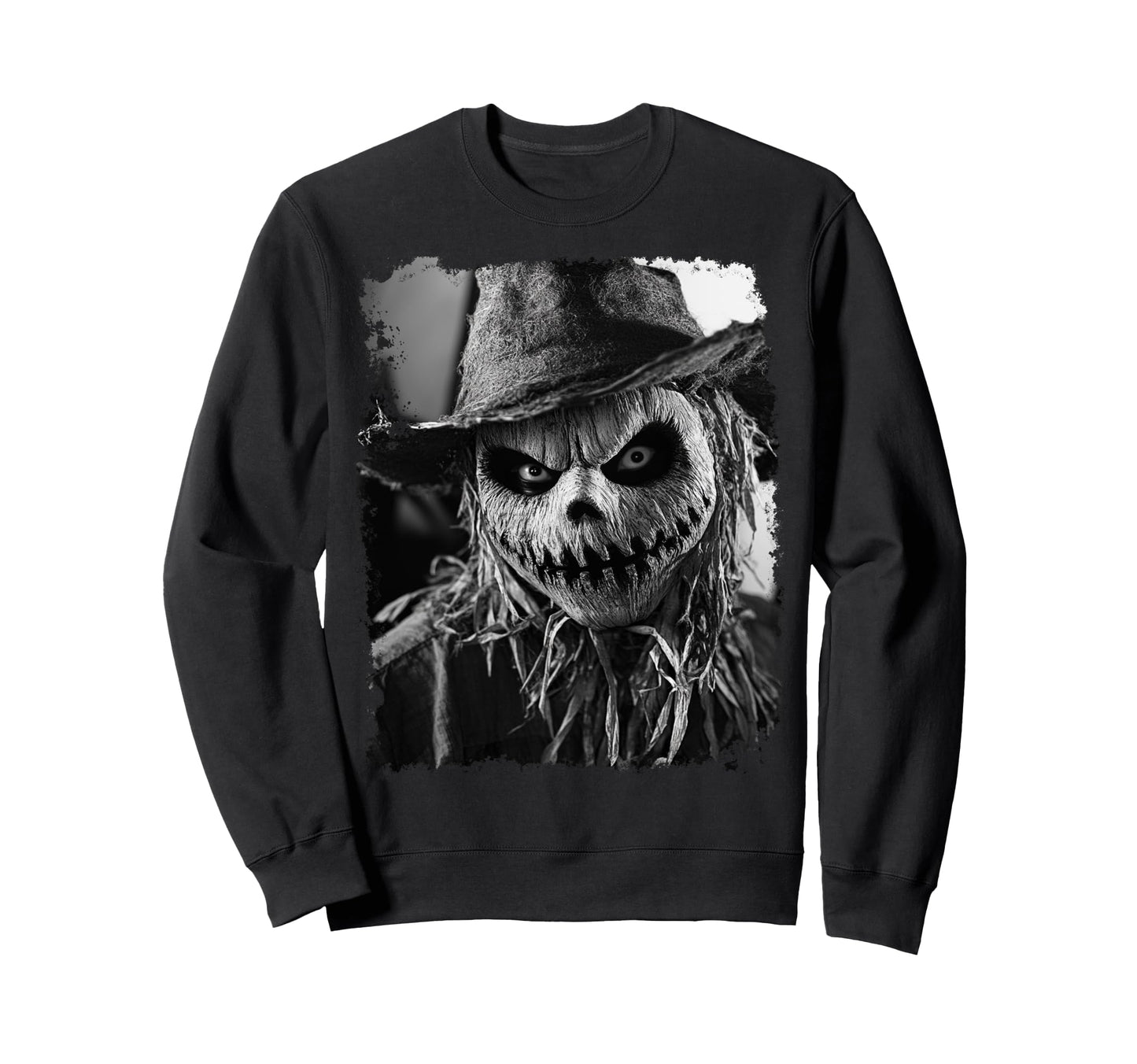 Scarecrow Pop Art Halloween Party Sweatshirt - Trendy Graphic for Adults - T-Shirt, Sweatshirt, Hoodie