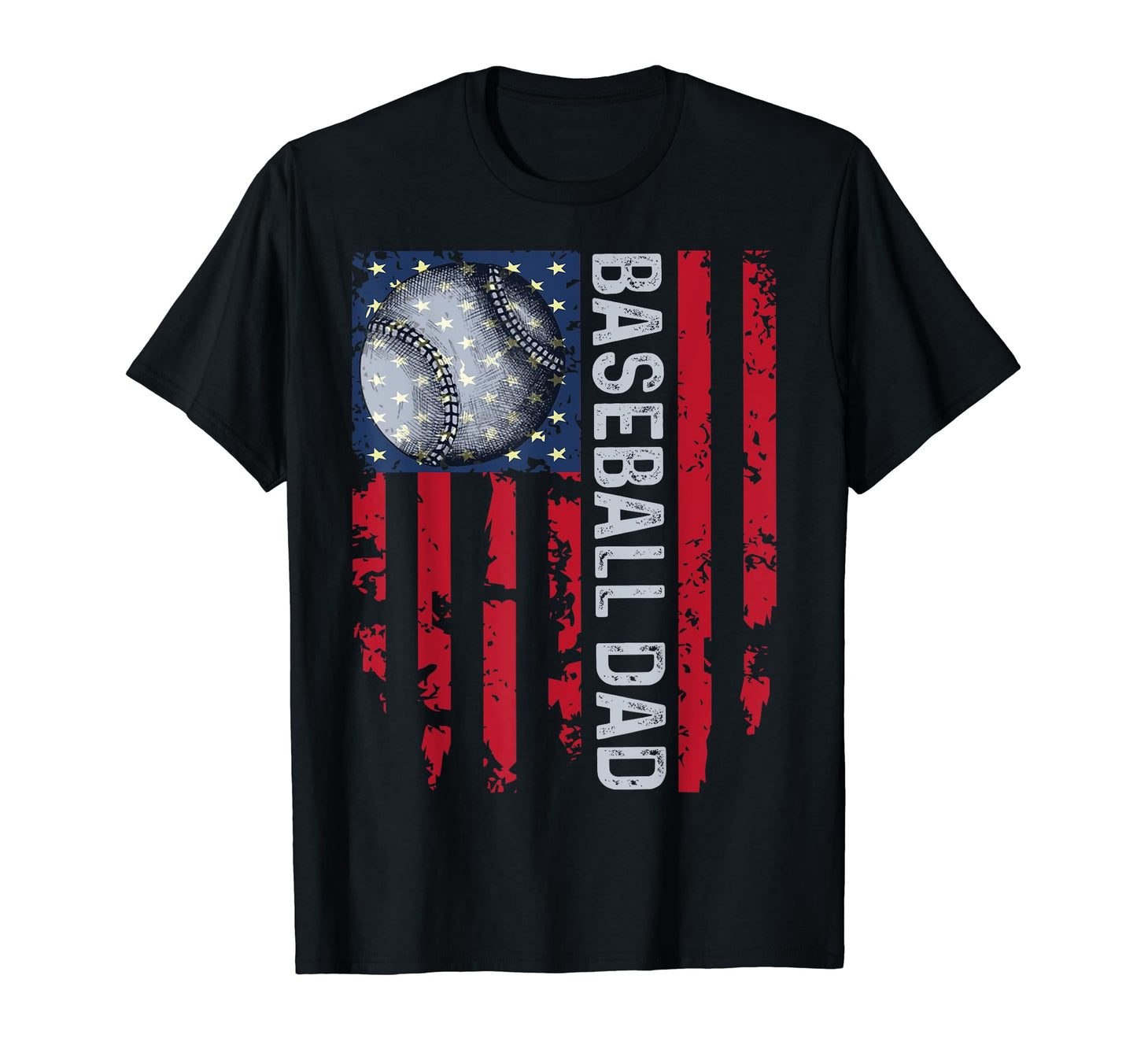 Baseball Dad Baseball Softball Dad T-Shirt - Aesthetic Graphic for Adults - T-Shirt, Sweatshirt, Hoodie