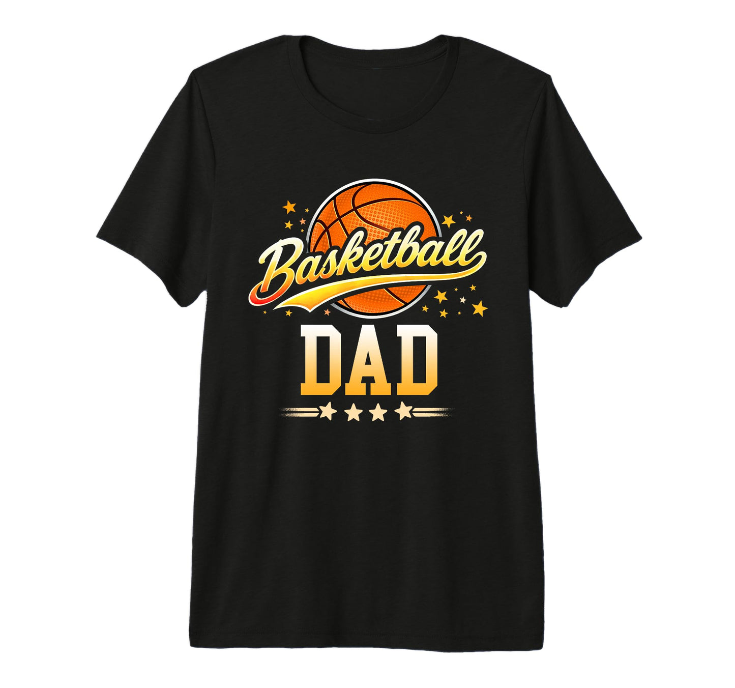 Basketball Dad Family Matching Tri Blend T-Shirt - Trendy Graphic Men Women - T-Shirt, Sweatshirt, Hoodie
