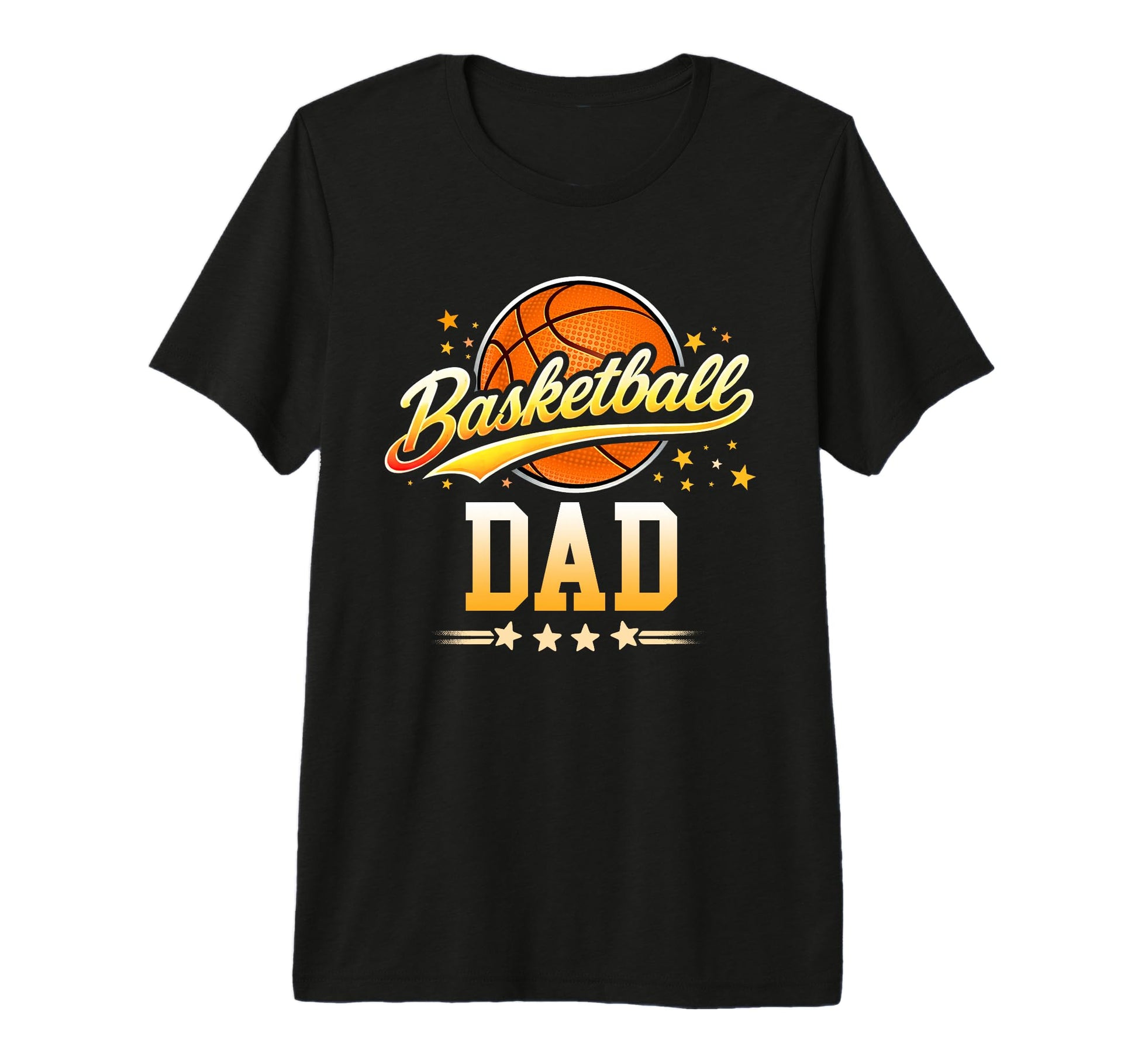 Basketball Dad Family Matching Tri Blend T-Shirt - Trendy Graphic Men Women - T-Shirt, Sweatshirt, Hoodie