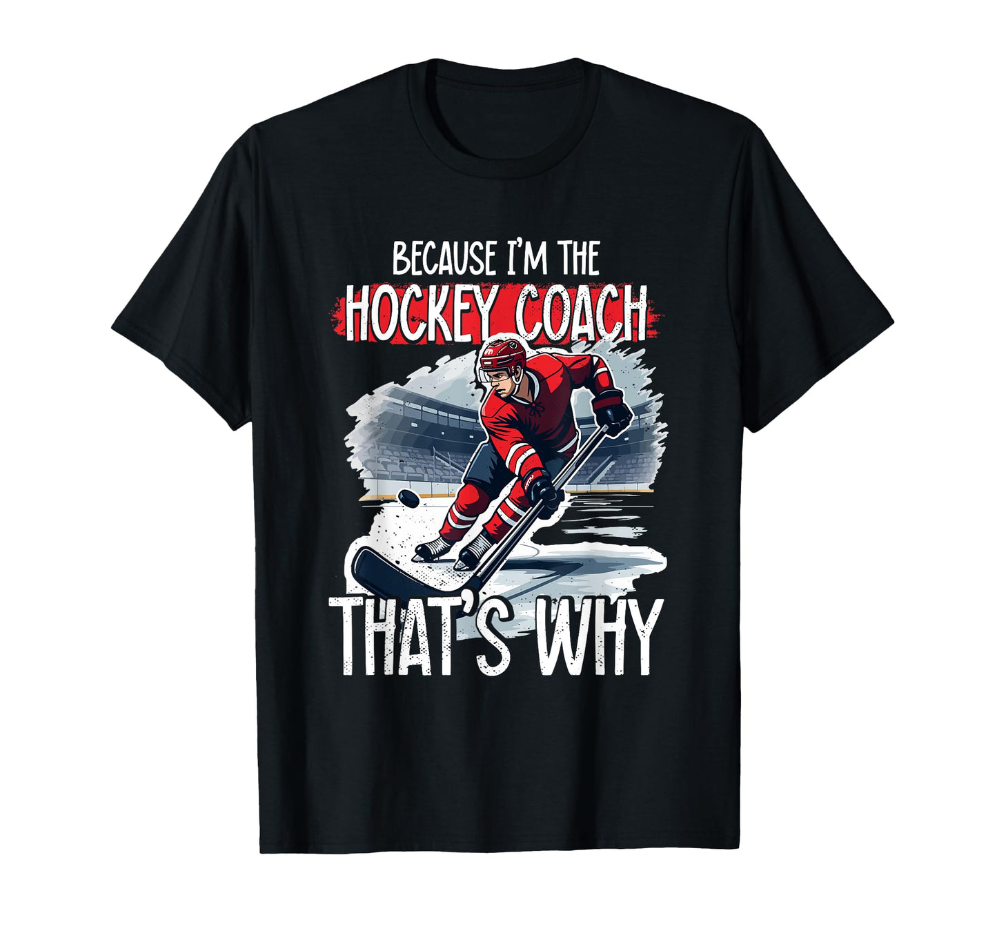 Hockey Coach Gifts Sweatshirt - Minimalist Print for Adults - T-Shirt, Sweatshirt, Hoodie
